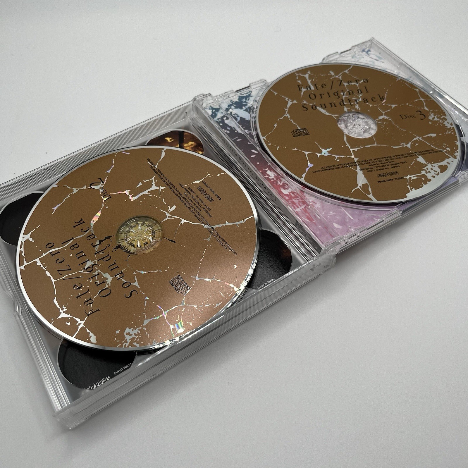 CatsArray / Fate Zero 3 Disc Original Soundtrack Anime CD