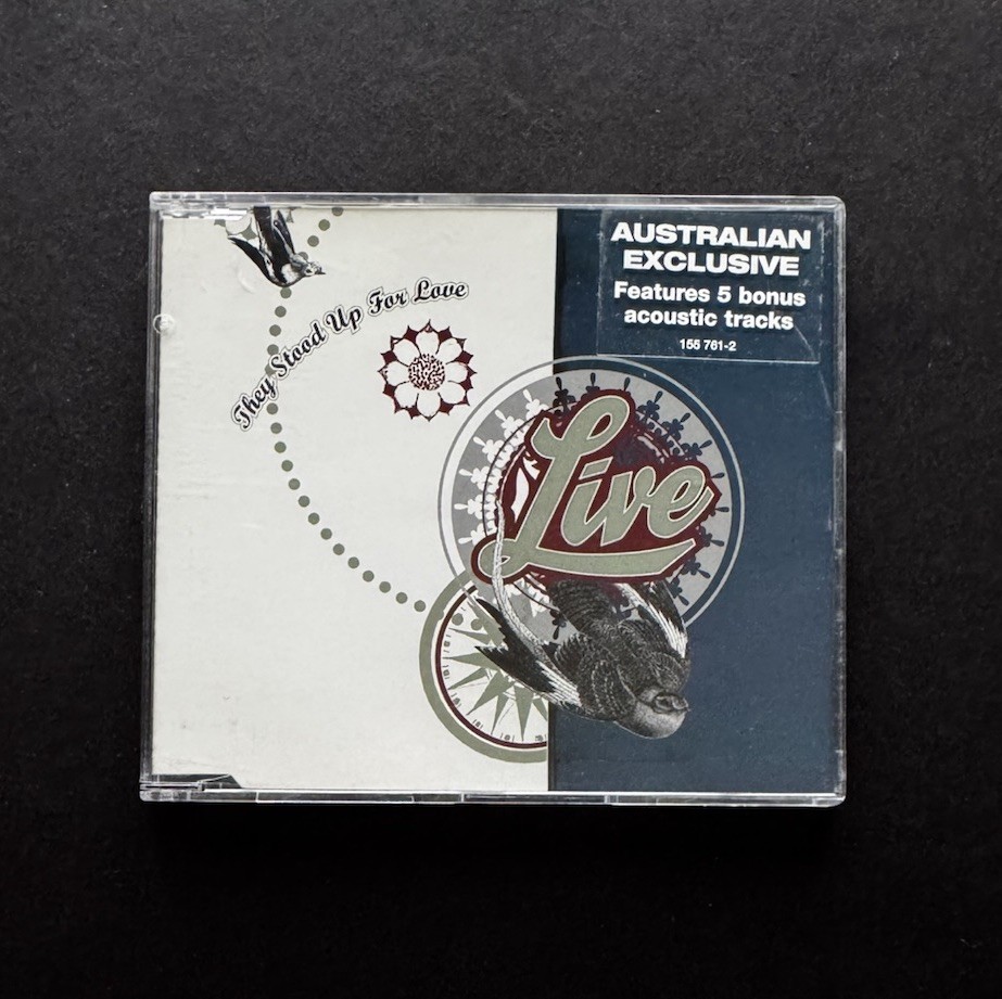 LIVE They Stood Up For Love RARE Australian Exclusive Import CD w 5 Acoustic