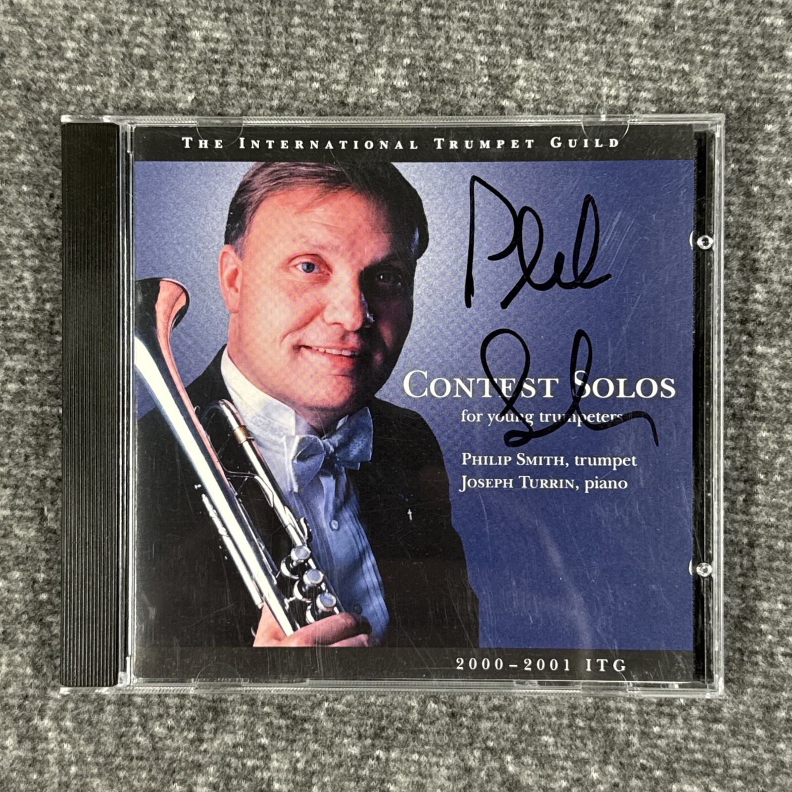 SIGNED Philip Smith Contest Solos Young Trumpeters International Trumpet Guild