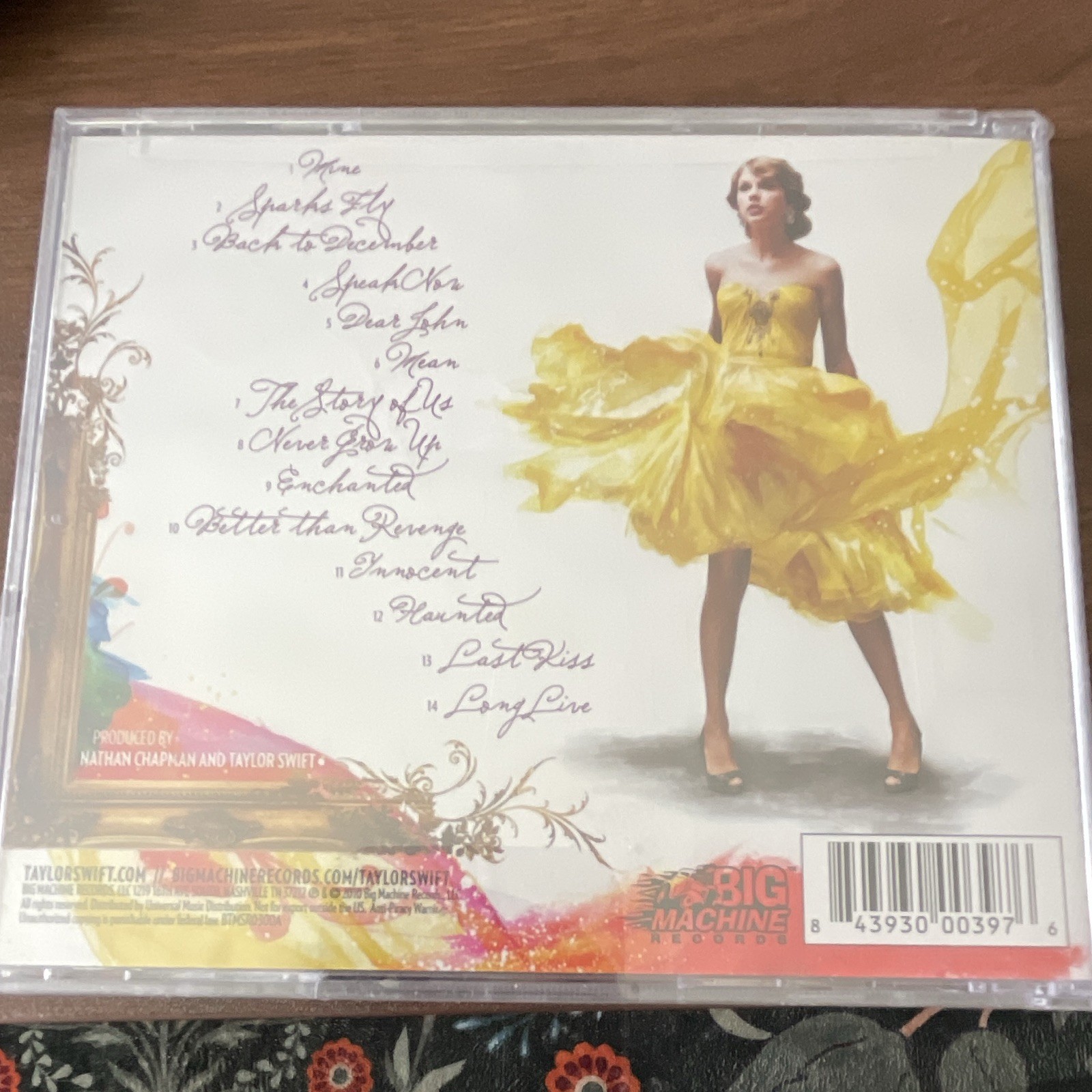 Taylor Swift Speak Now CD Album 2010 Big Machine Records Sealed Jewel Case
