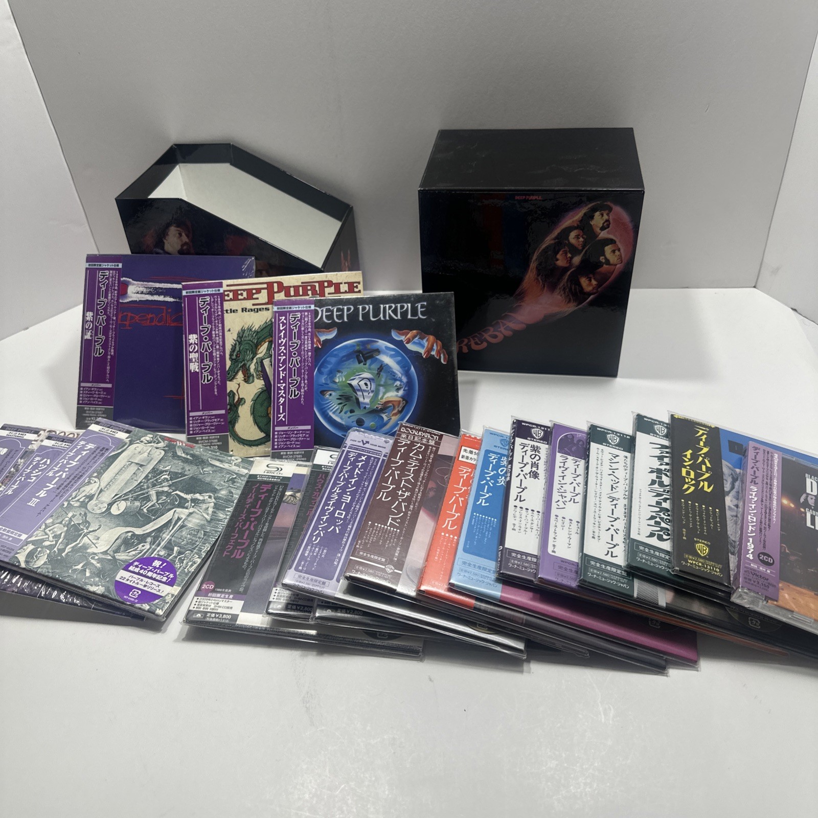DEEP PURPLE -JAPAN SHM-CD K2HD Mini LP CD Set “20 CD’S” W/PROMO BOX