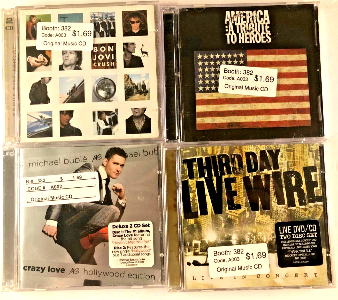 Multiple(2-4) CD’s Pick Choose your own-Country, Rock, R&B – Combined S/H