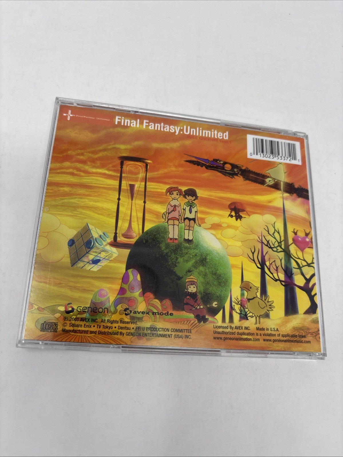Final Fantasy : Unlimited (MUSIC ADVENTURE Verse.1) (CD, Dec-2001, Avex Mode)