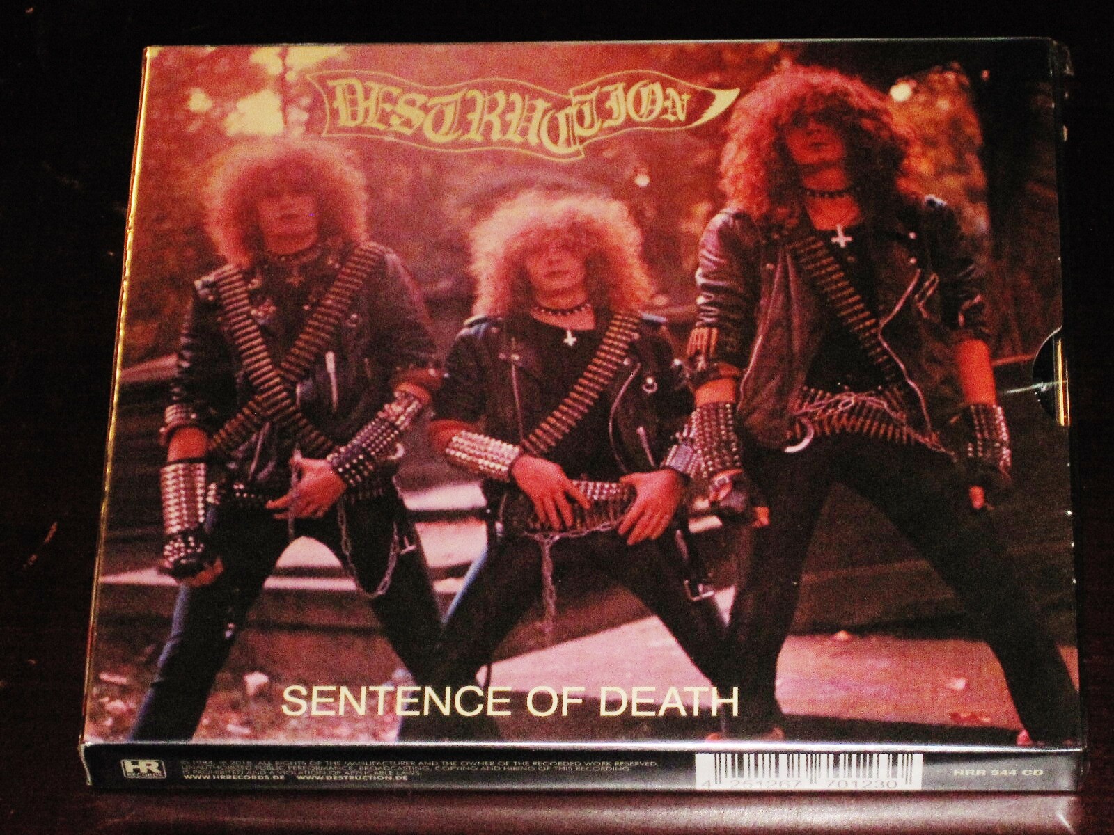 Destruction: Sentence Of Death CD 2018 High Roller Records HHR 544 Slipcase NEW