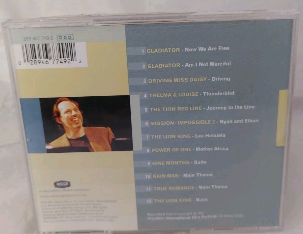 Wings of a Film: The Music of Hans Zimmer Live by Hans Zimmer (CD, 2001) 🎶👍