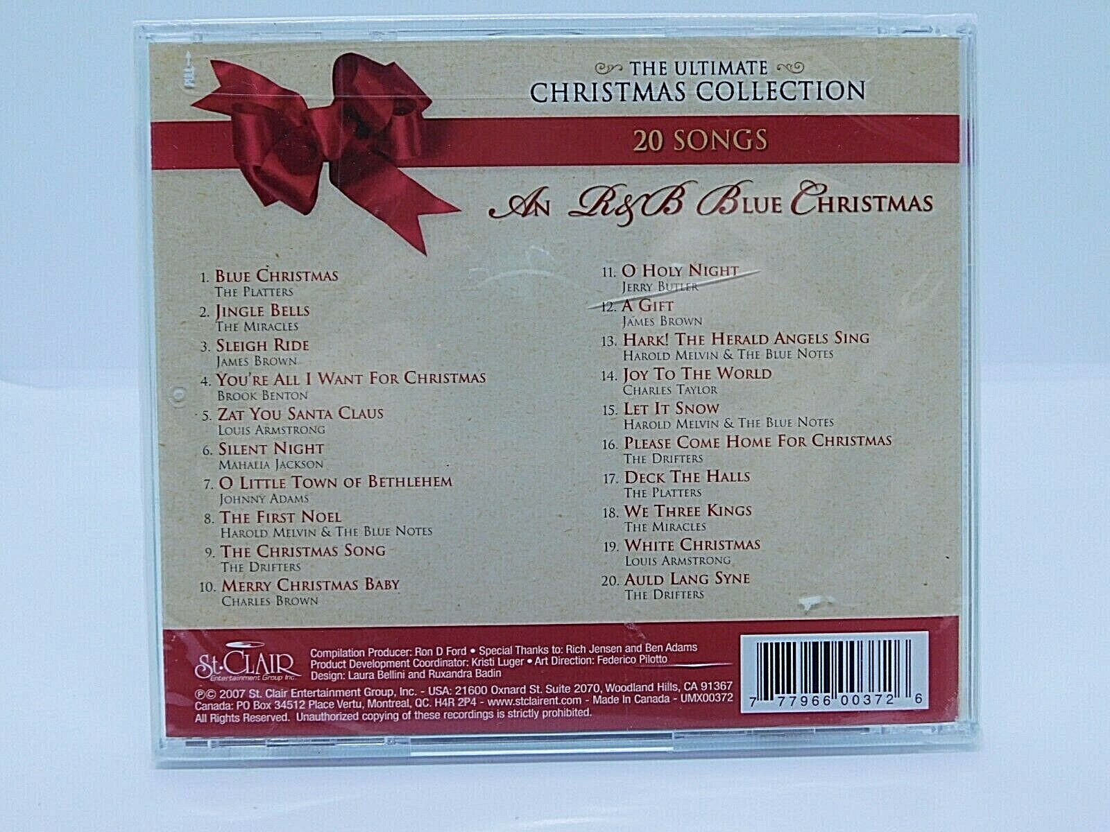 CD An R&B Blue Christmas St. Clair Various Artists 2007 The Platters