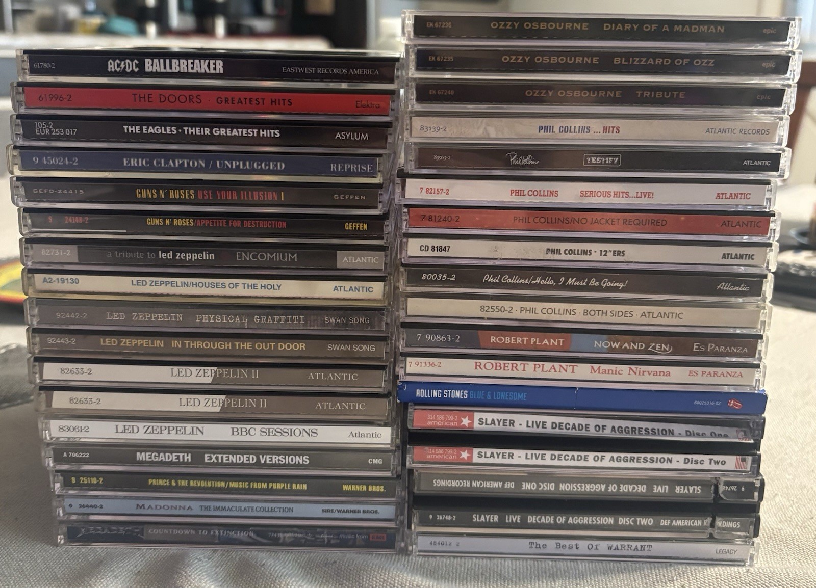 Classic Rock Metal Pop Cd Lot Of 34