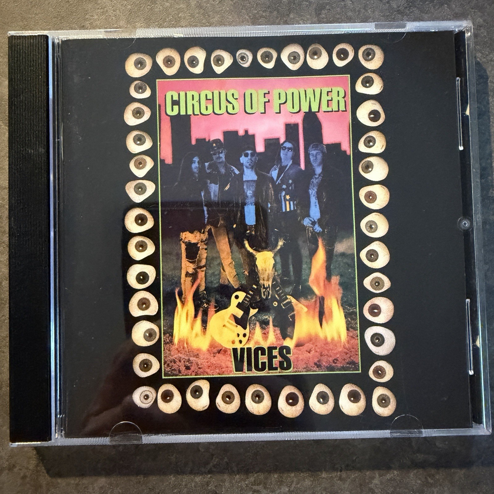 CIRCUS OF POWER “Vices” CD (1990 RCA) Hard Rock/Heavy Metal – OOP/NM!