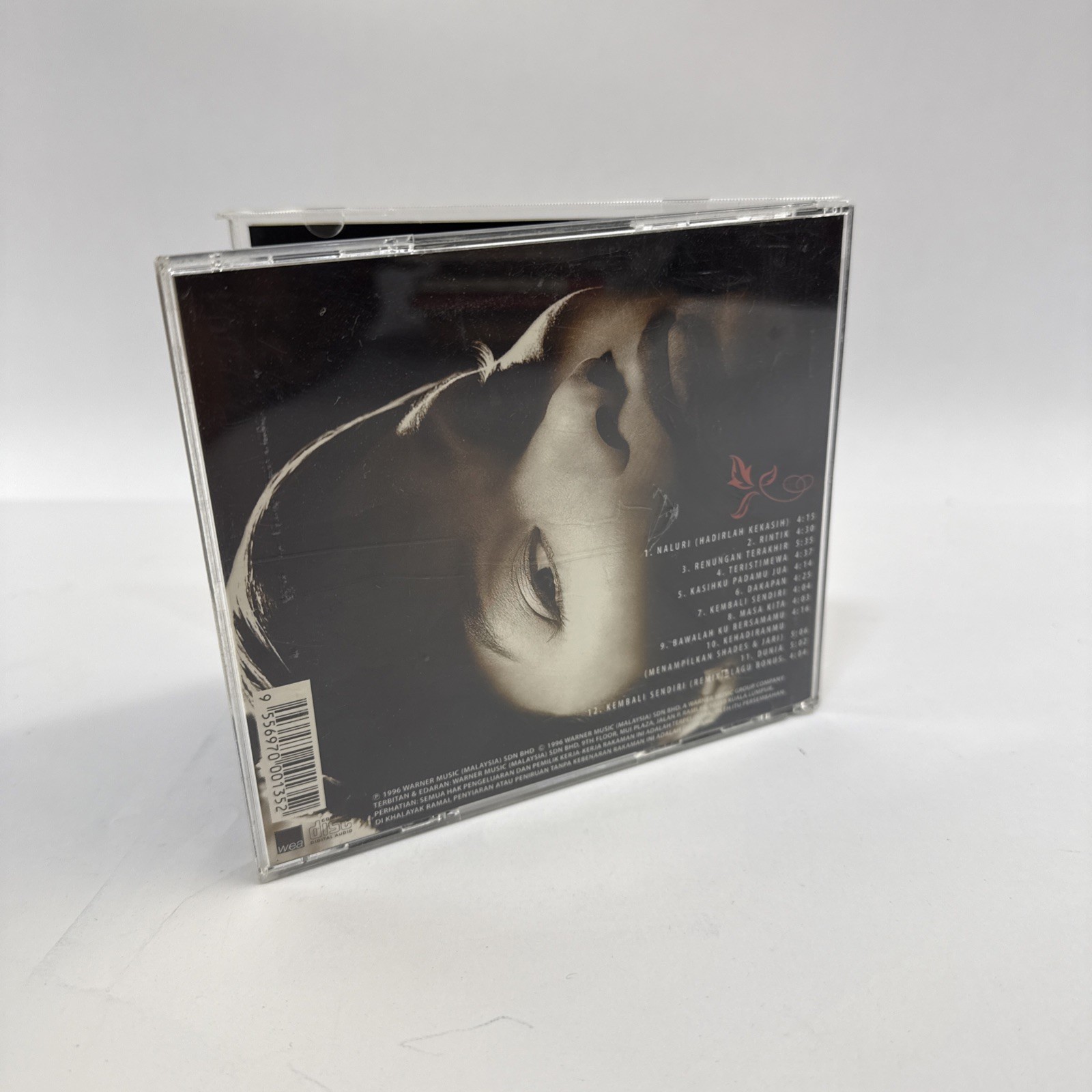 1996 Nora Naluri CD Malaysia Warner Music WEA Malay Pop Import Rare