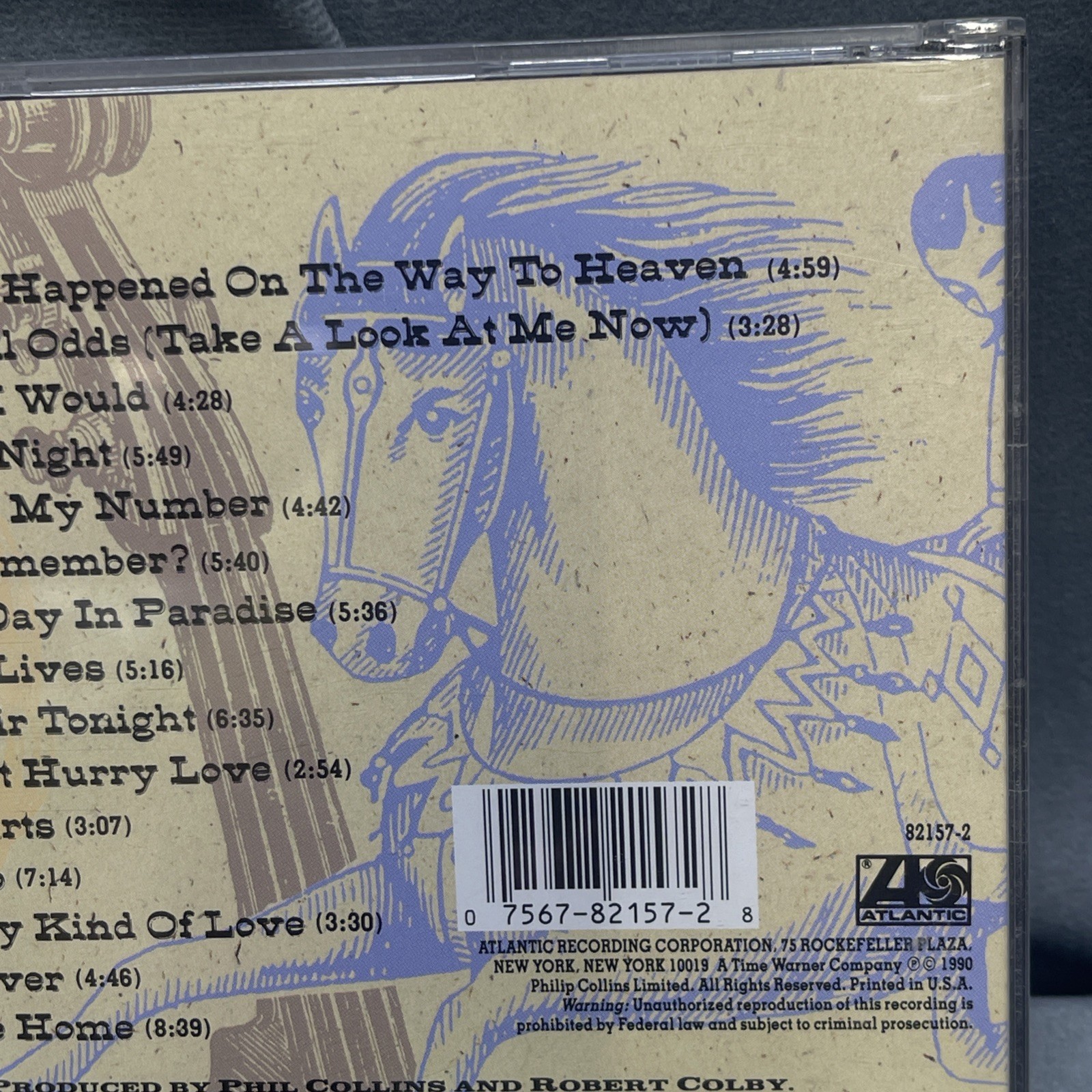 Phil Collins Serious Hits Live CD In The Air Tonight One More Night Sussidio +++