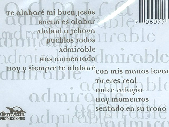 Danilo Montero Admirable Brand New Spanish CD Christian Music Jesus Mexico