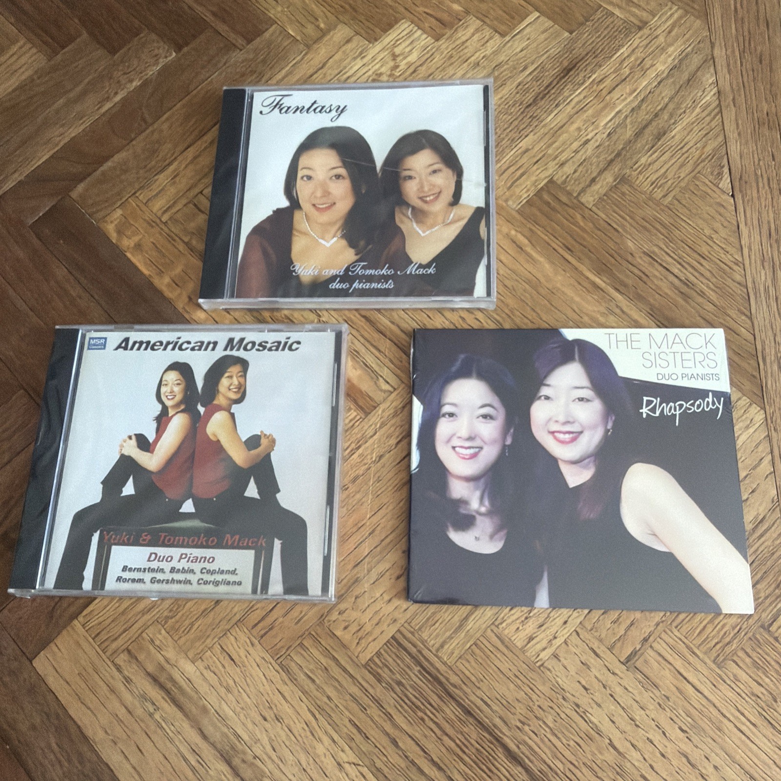 “Fantasy, American Mosaic, Rhapsody” MACK SISTERS (CD, 1997, 2000, 2093) SEALED!