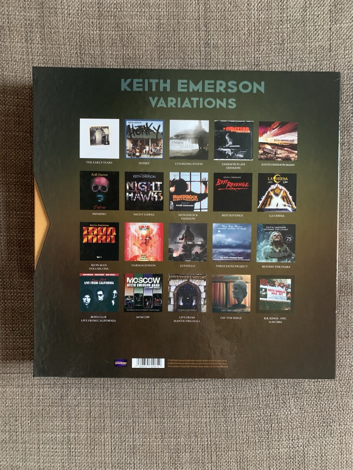 Two Excellent CD Box Sets – Keith Emerson and Emerson, Lake & Palmer Forty Discs