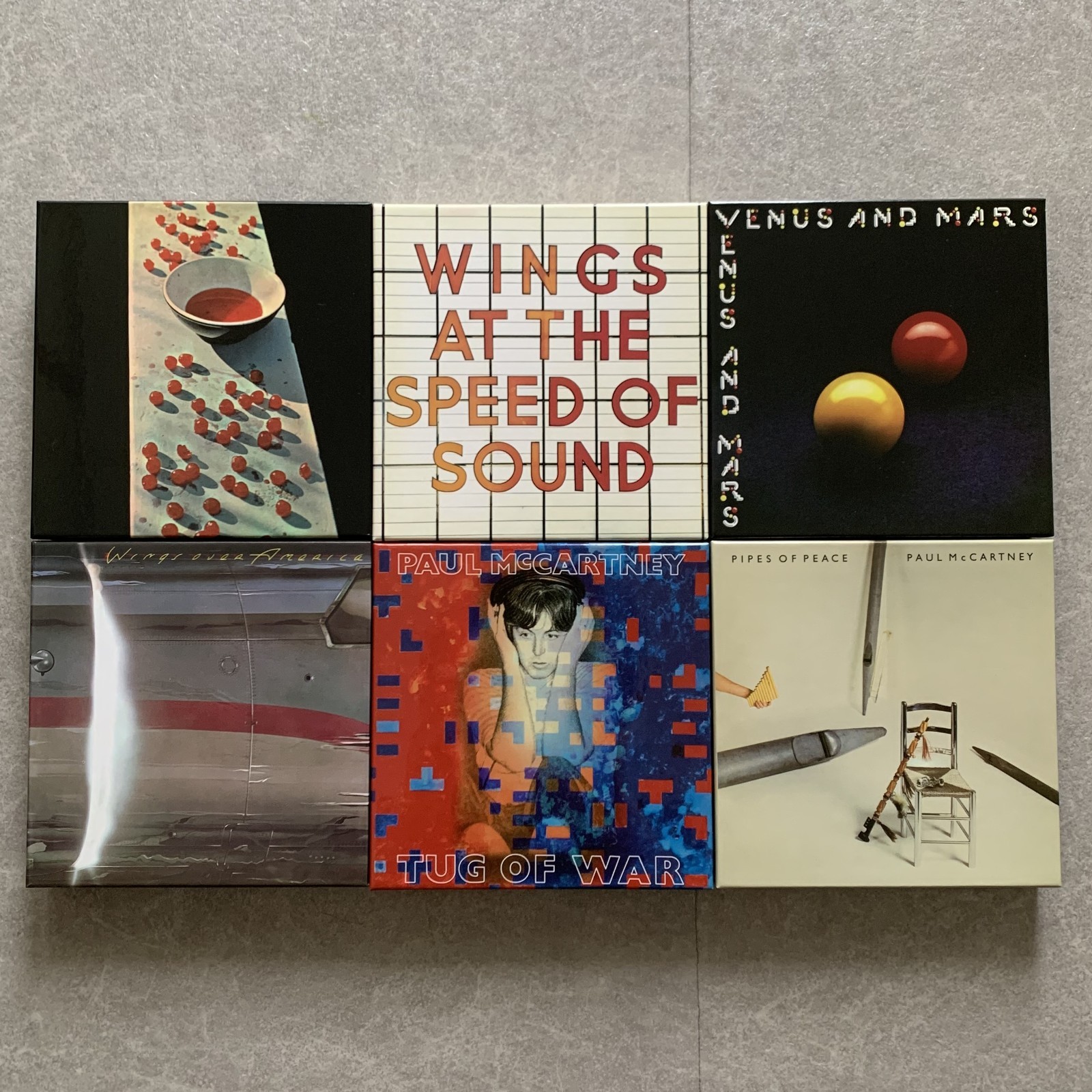 PAUL McCARTNEY JAPAN 15 MINI LP CD WITH 6 PROMO BOX SET TOCP 65500 OBI WINGS