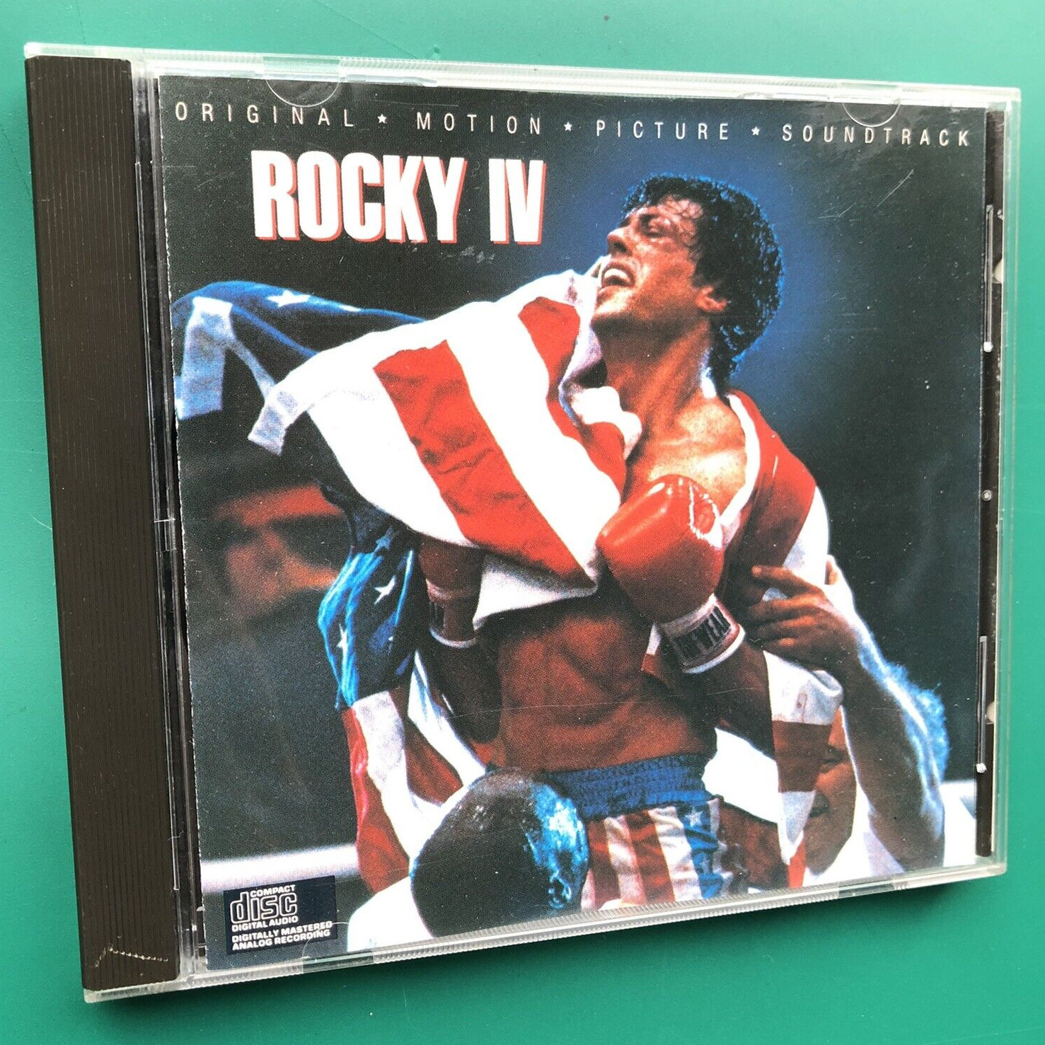 Vince DiCola Stallone ROCKY IV Film Soundtrack CD Talia Shire Survivor USA EX/G+