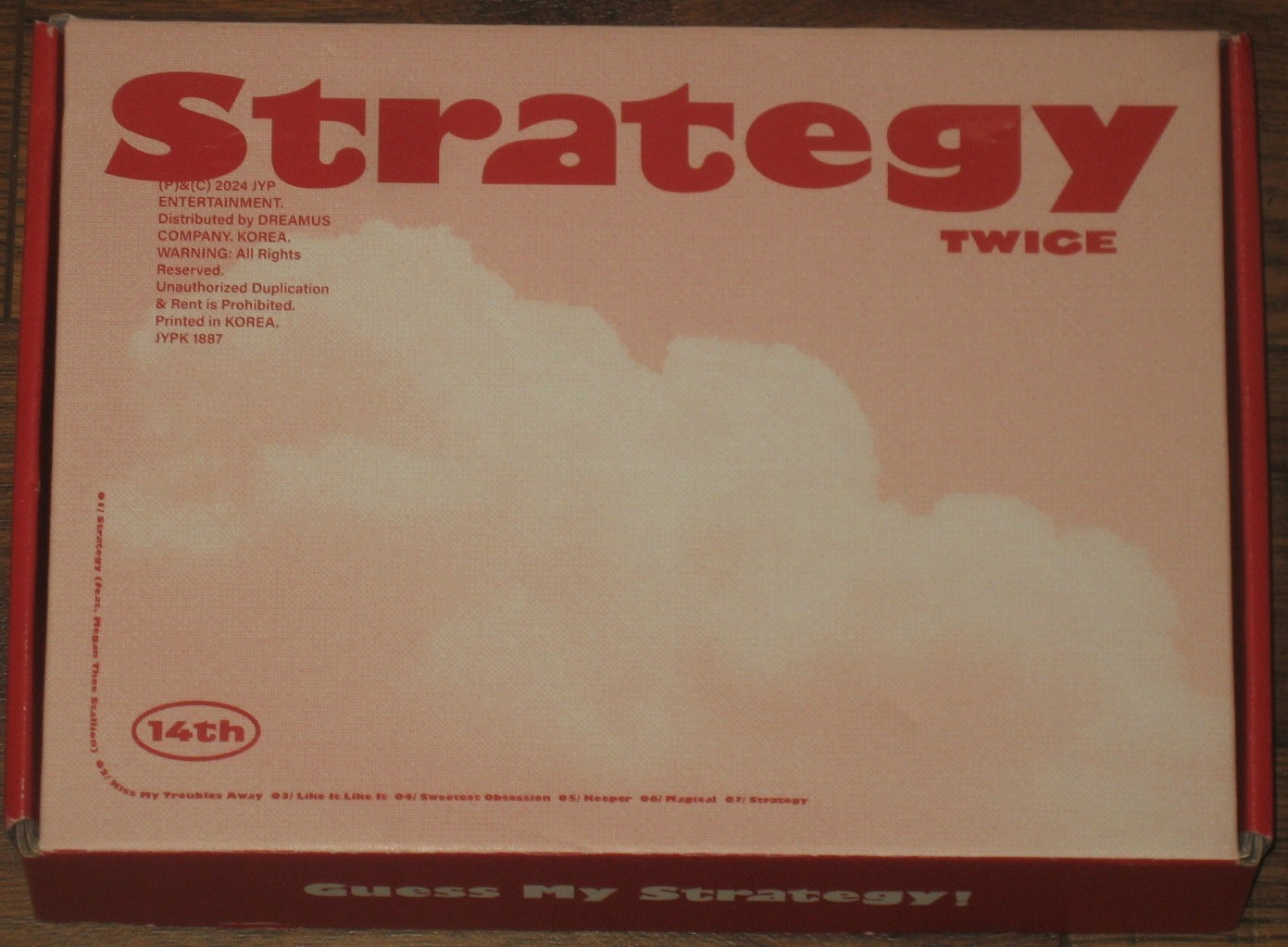 TWICE 14th Mini Album “STRATEGY” Autographed Photocard CD+Book+Poster+Ornament