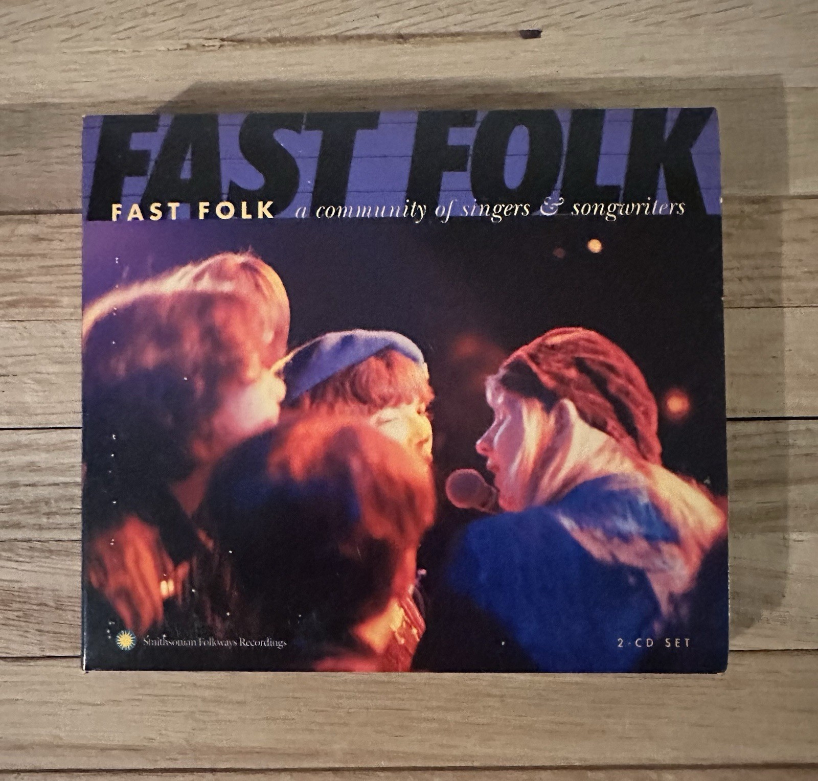 FAST FOLK A Community Of Singers x2 CD Set Smithsonian Folkways LC 9628 2002 NM