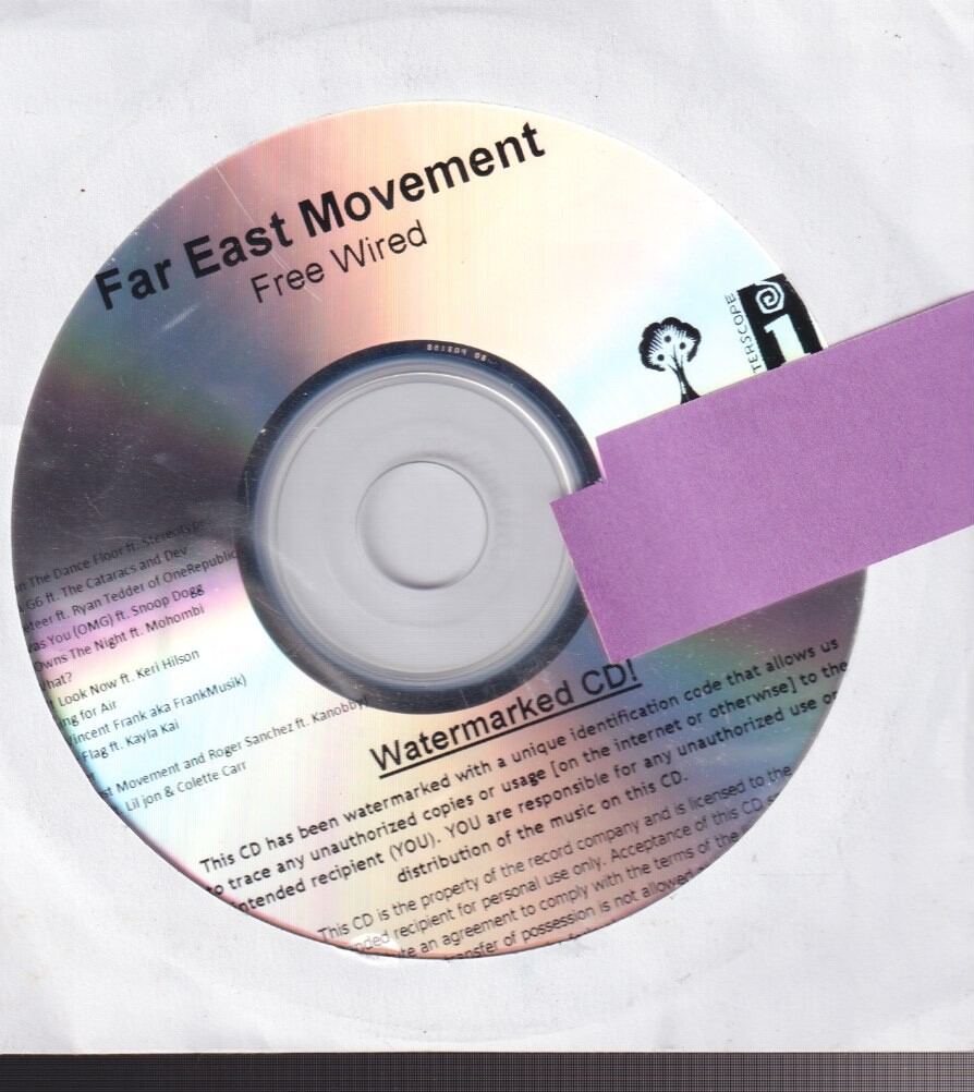 far east movement free wired cd promo sealed