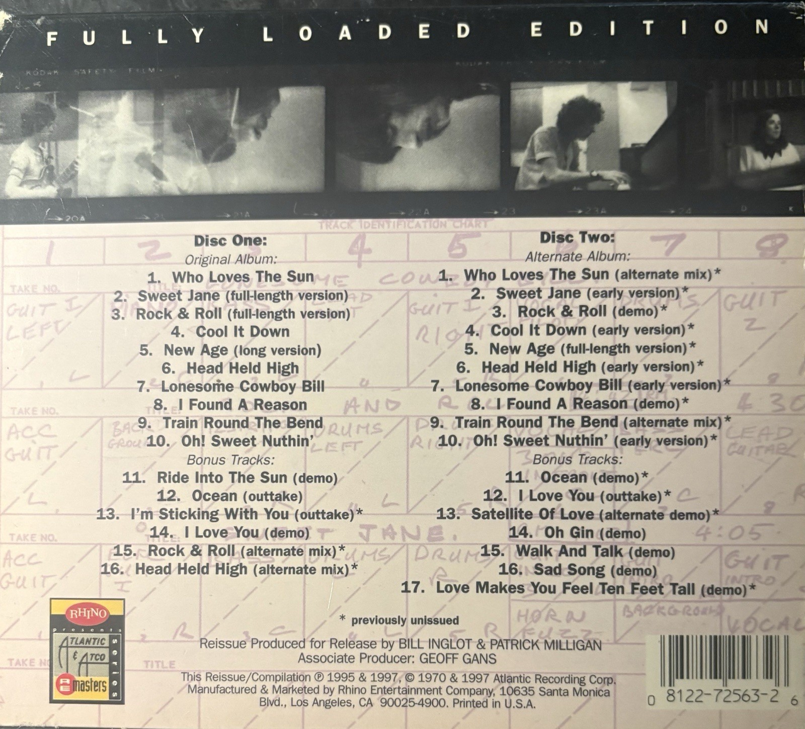Velvet Underground Loaded (Fully Loaded Edition) 2-CD Set 1997 VG CD
