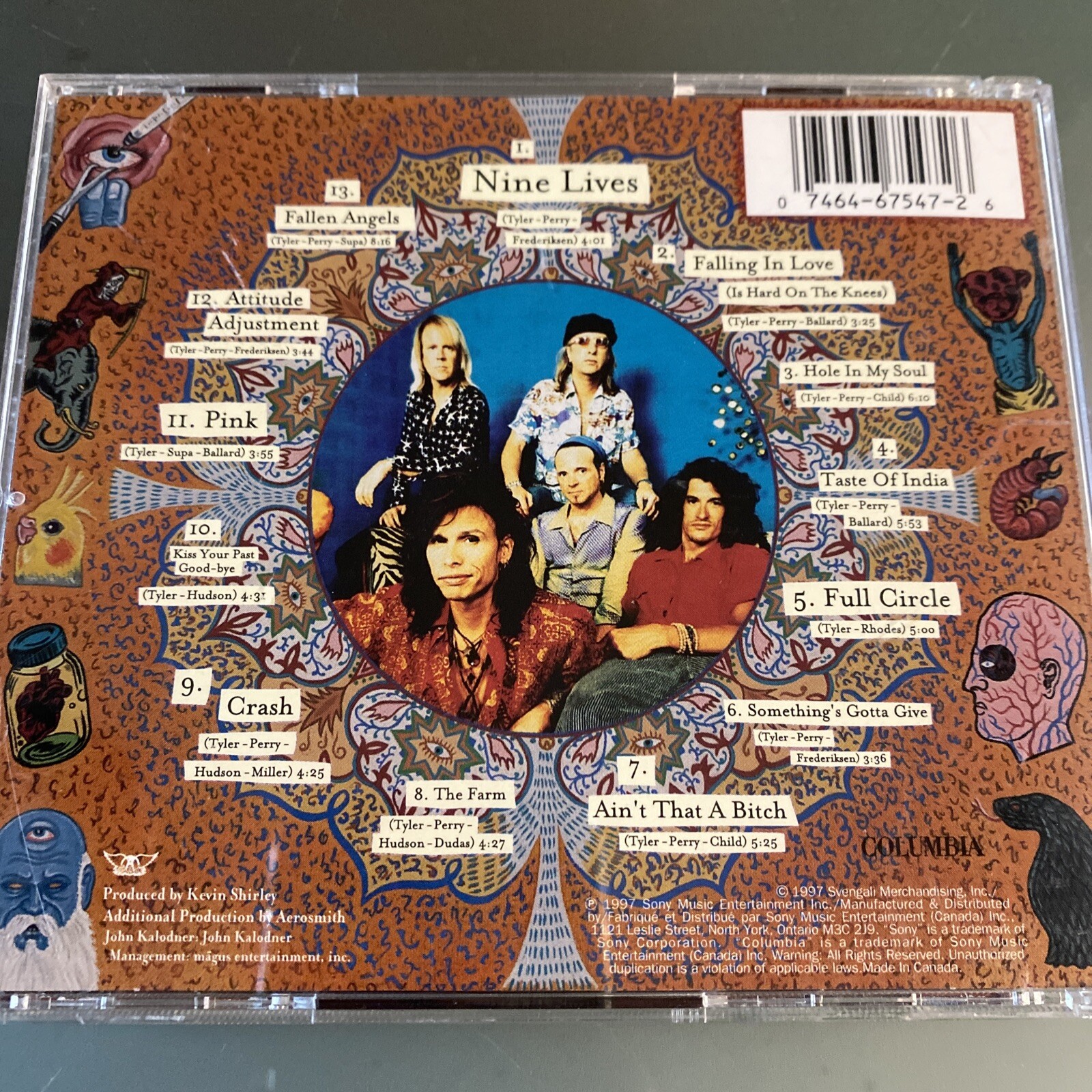 LOT OF 4 CDs Aerosmith- Big Ones, Toys In Attic, Very Best Of, Nine Lives VG