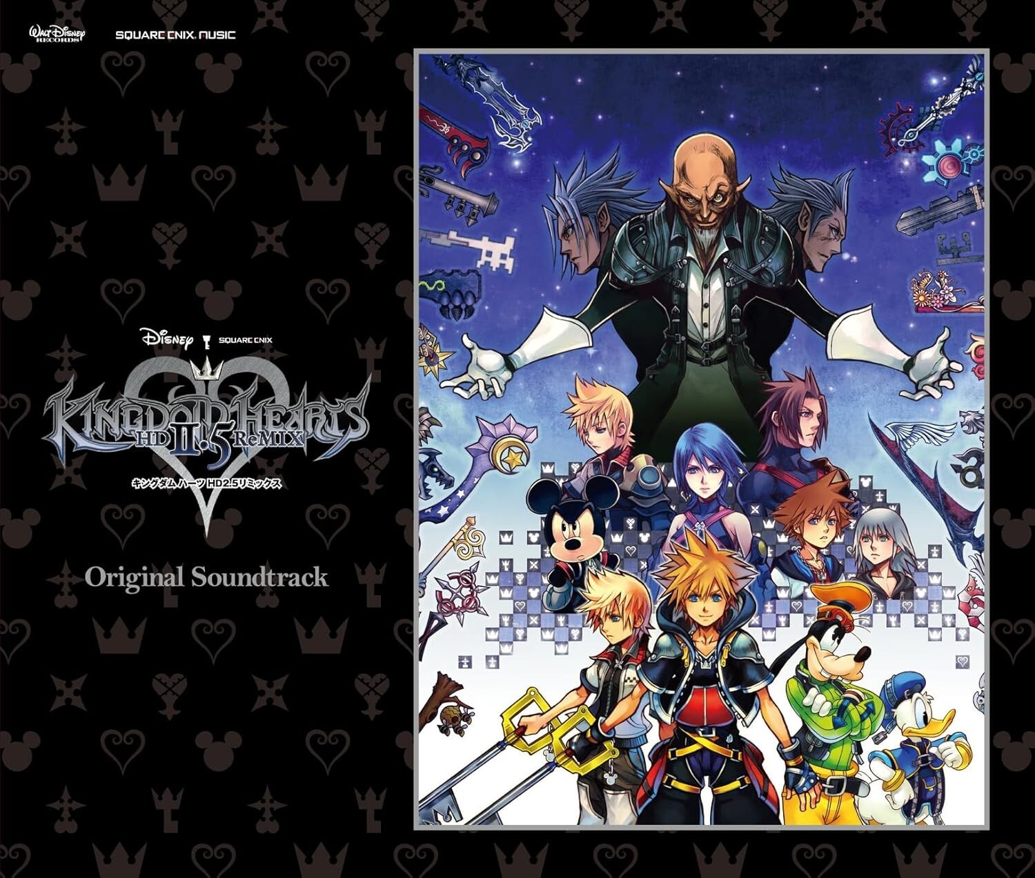 New Square Enix KINGDOM HEARTS HD 2.5 Original Soundtrack Signed CD Japan