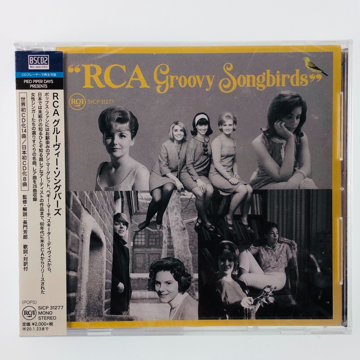 RCA Groovy Songbirds 60s Girl Group Pop Compilation Blu-spec Japan CD SEALED