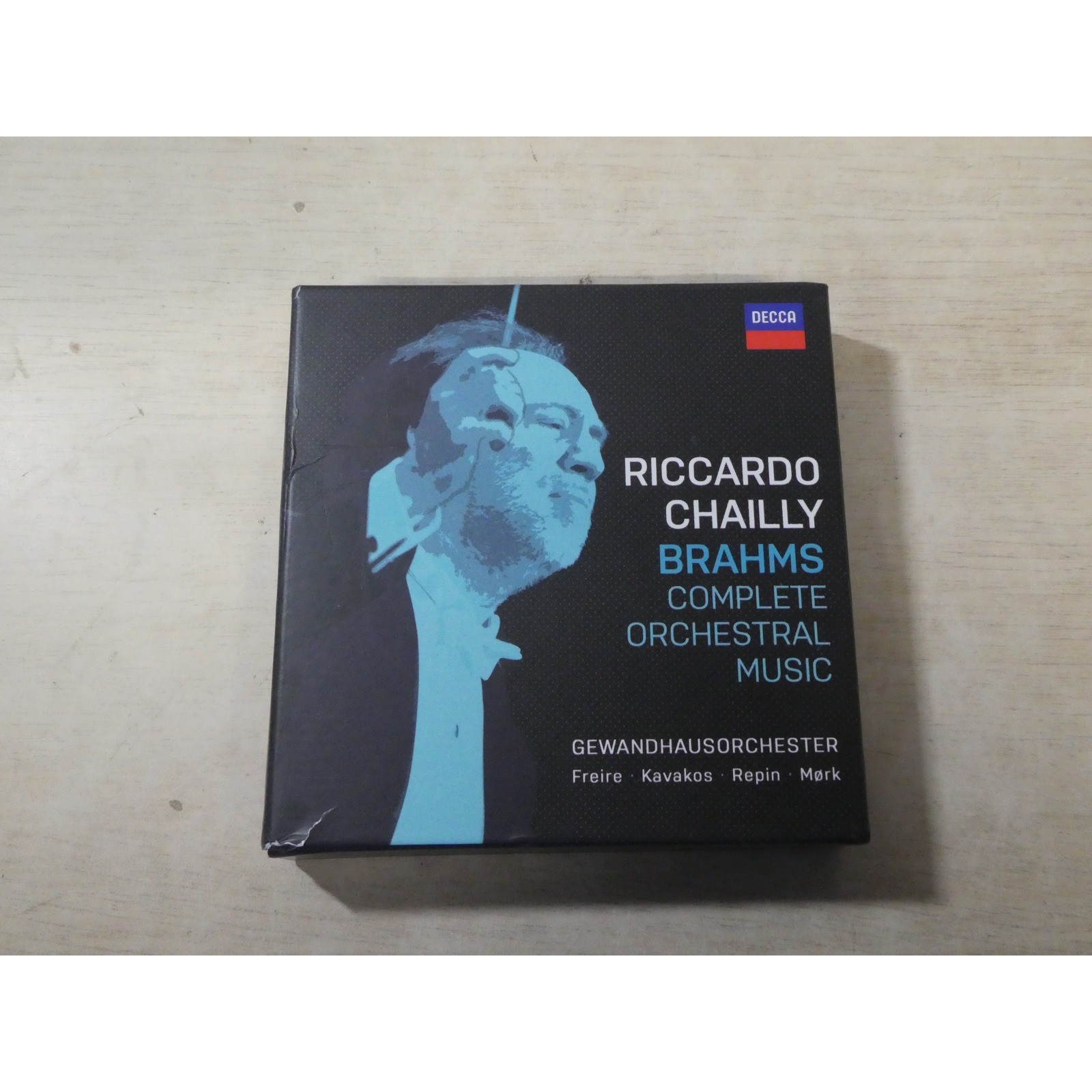Riccardo Chailly Brahms Complete Orchestral Music 7 CD Set Gewandhausorchester