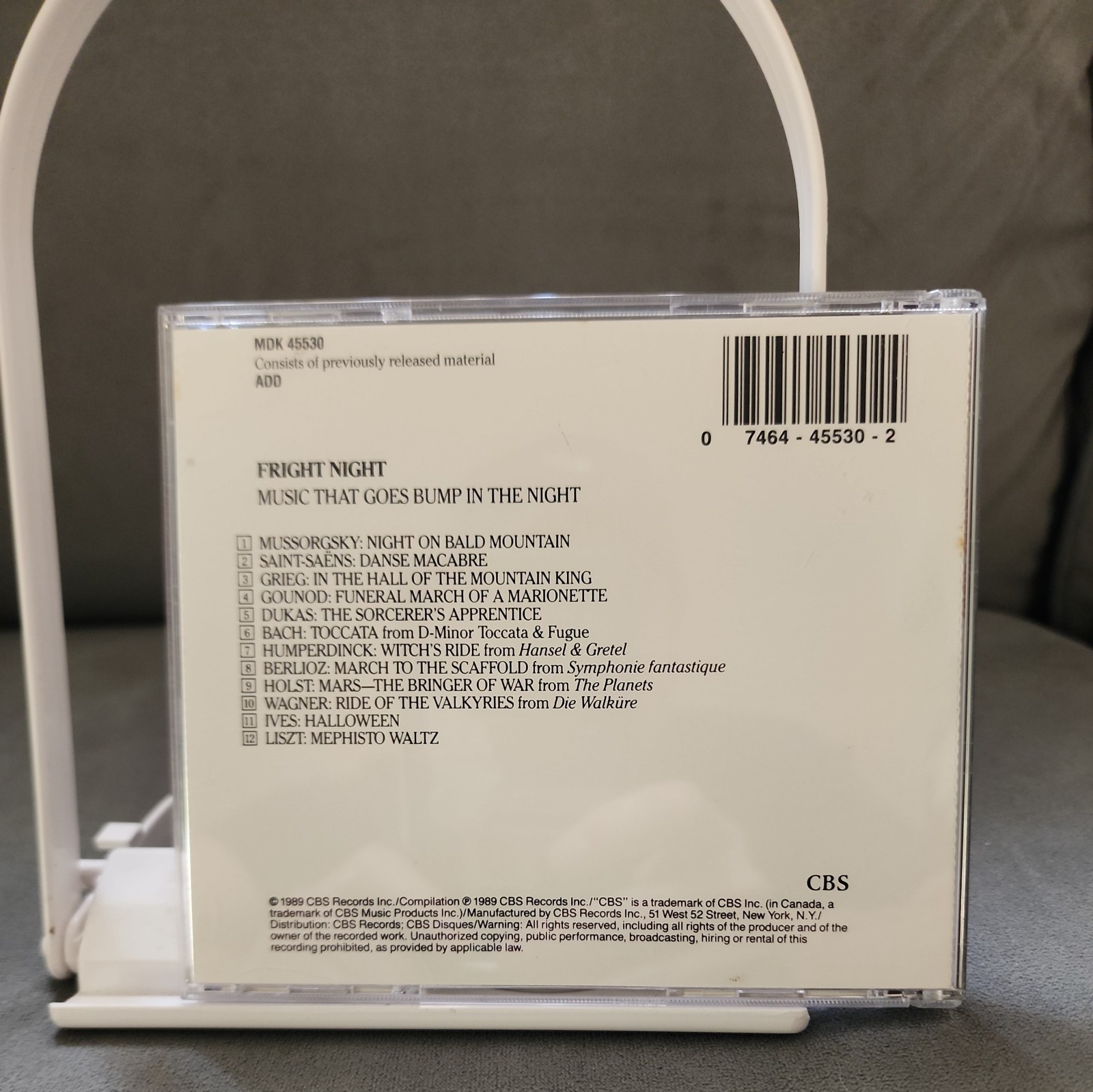 Fright Night: Music That Goes Bump in the Night CD
