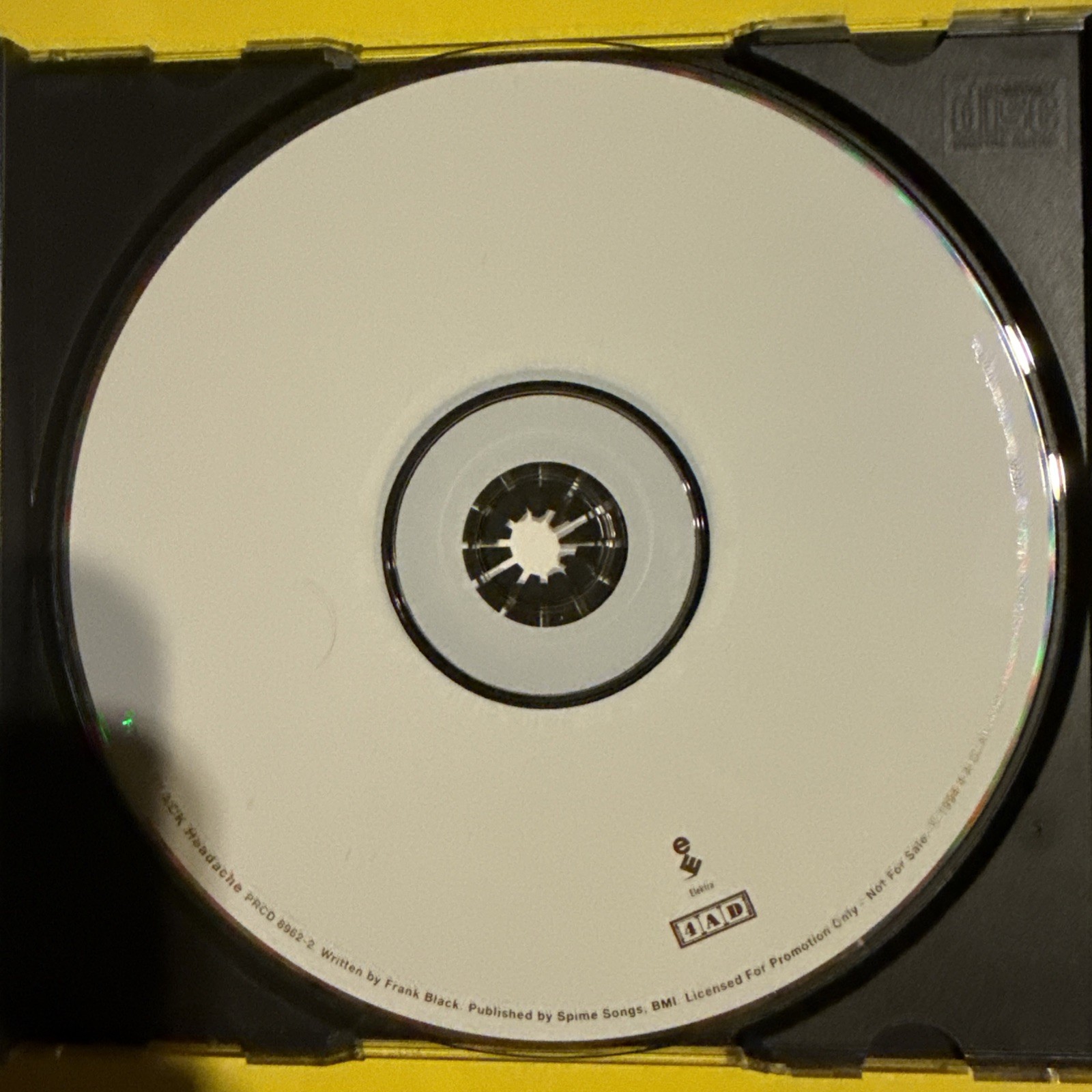 FRANK BLACK. HEADACHE (CD 1994) 4AD – THE PIXIES – MINT CONDITION FREE SHIPPING
