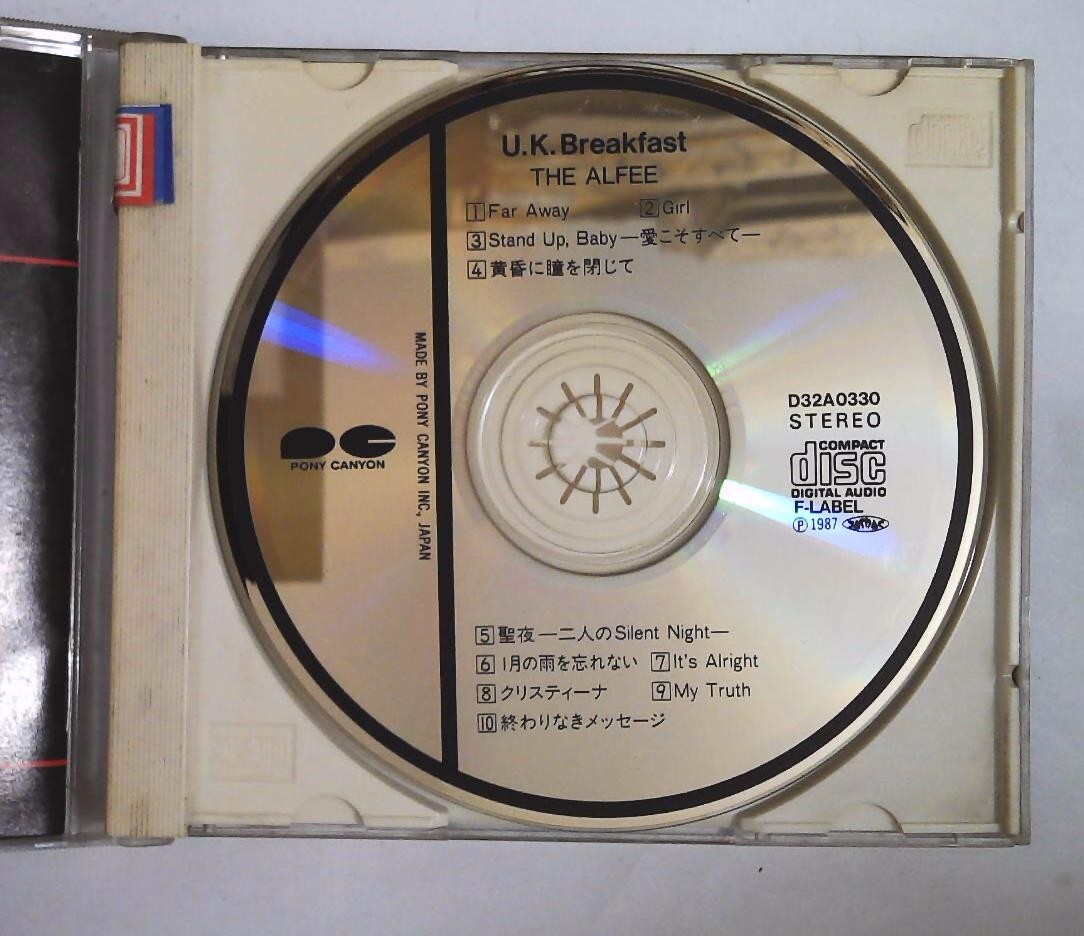 The ALFEE – U.K. Breakfast D32A0330 JAPAN CD Stereo