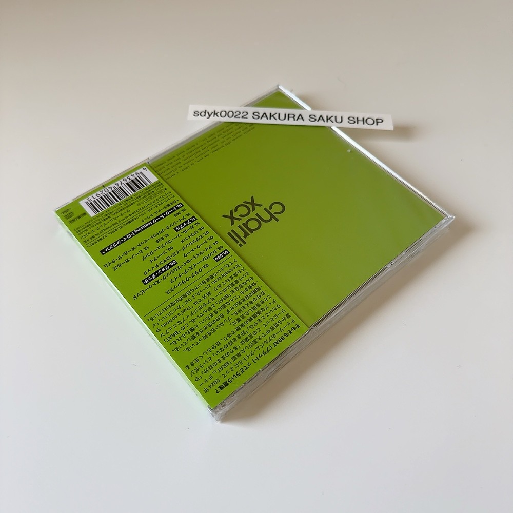 Charli XCX BRAT JAPAN EDITION CD bonus tracks Japanese artwork OBI and Photocard