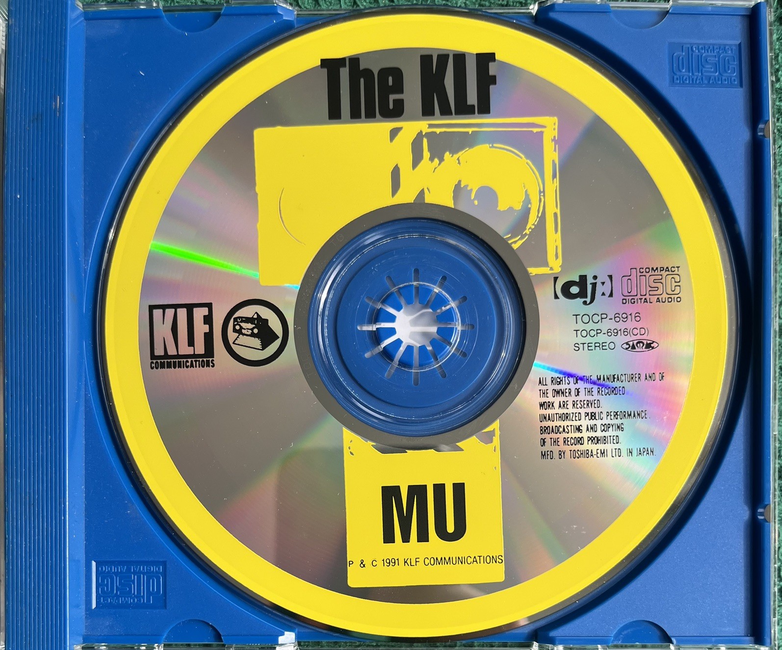 The KLF – MU CD – Japanese pressing OBI
