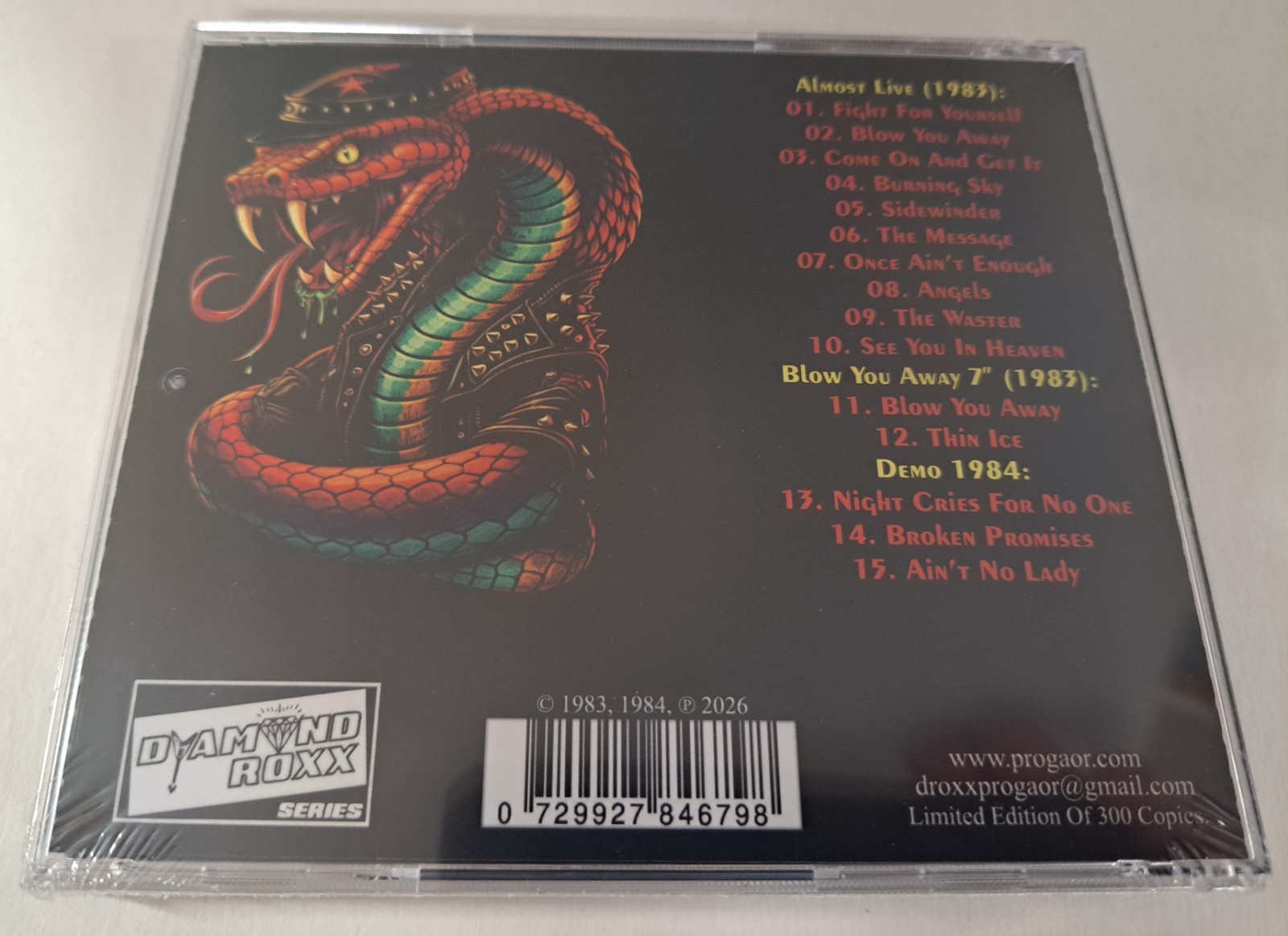 Snakebite Almost Live 1984 – The Anthology New CD NWOBHM