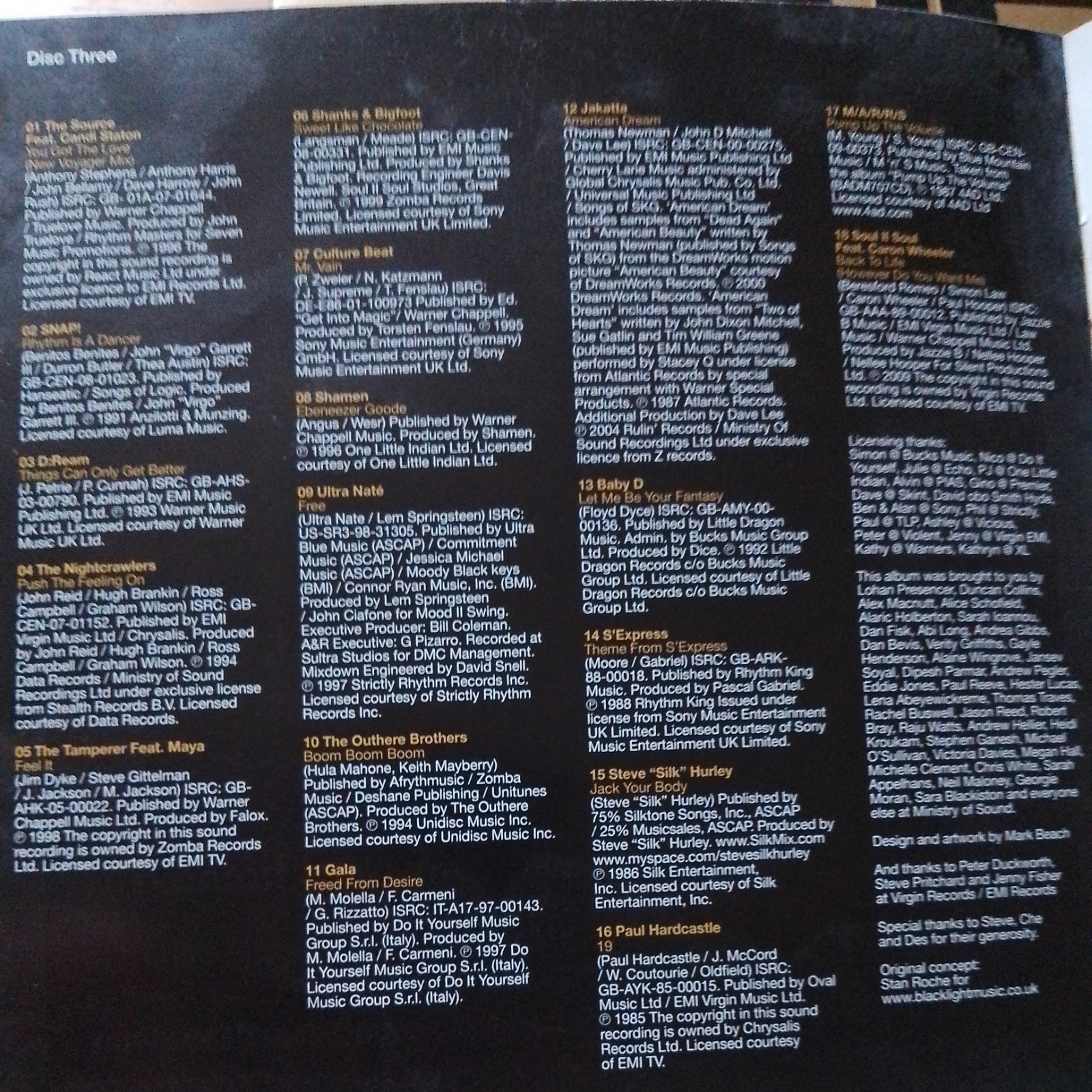 Ministry of Sound One – 3x CD Album – 54 Greatest Dance Tracks – 2009 Pre owned