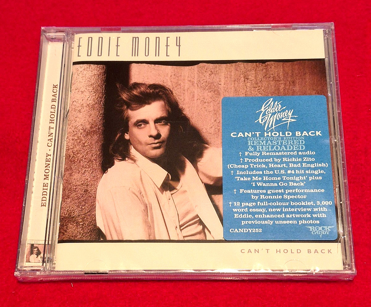 EDDIE MONEY – Can’t Hold Back – Rock Candy Remastered Edition – CD