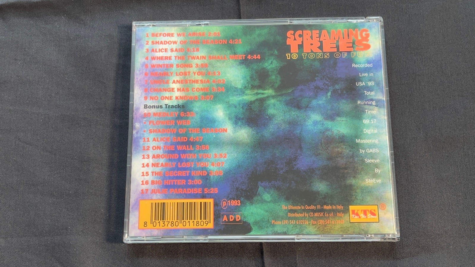 SCREAMING TREES – 3-CD LOT OF LIVE ALBUMS – 10 TONS OF FUN/WINTER SONGS/LIVE!