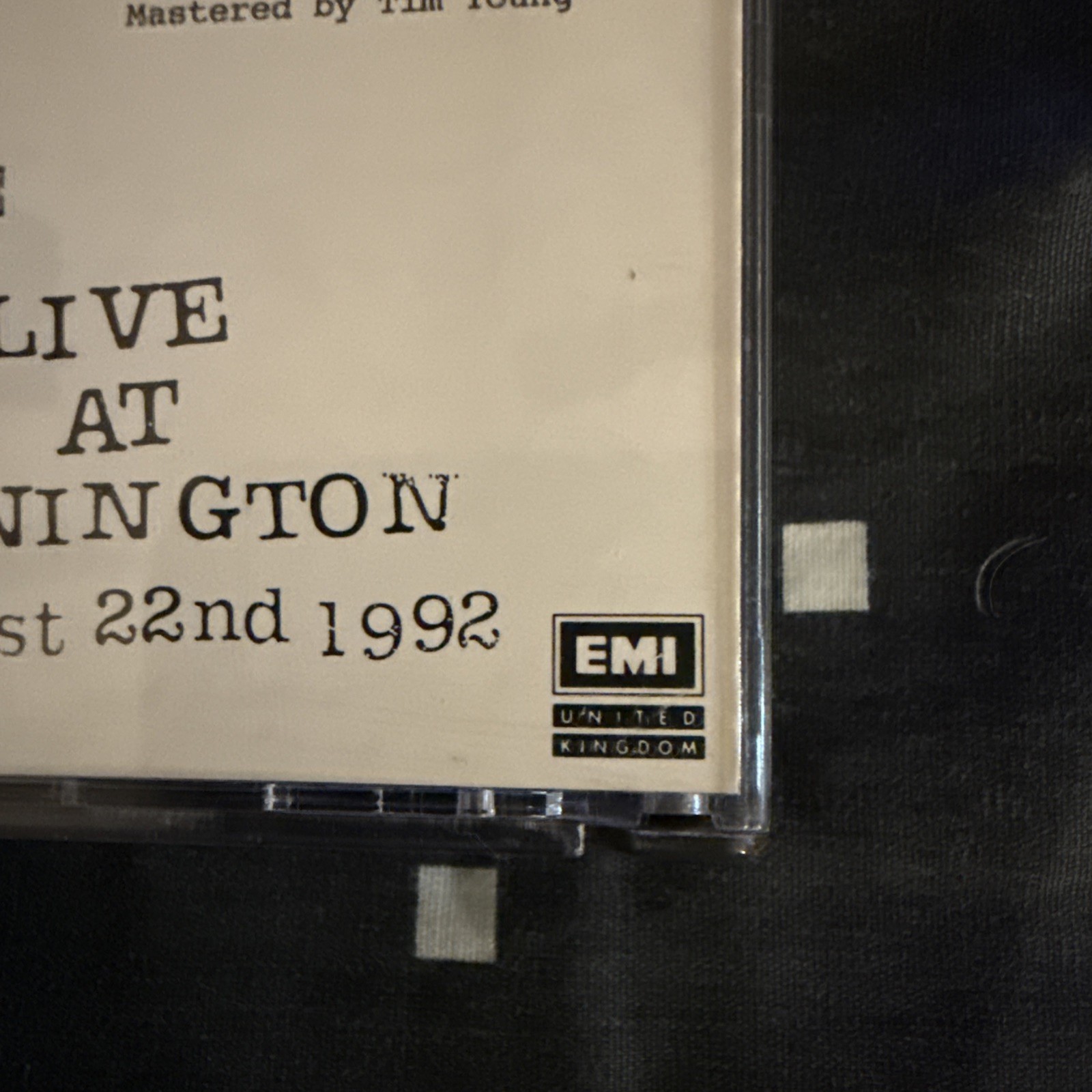 Iron Maiden- Live At Donington. August 22nd 1992 . EMI(no booklet). UK Import.