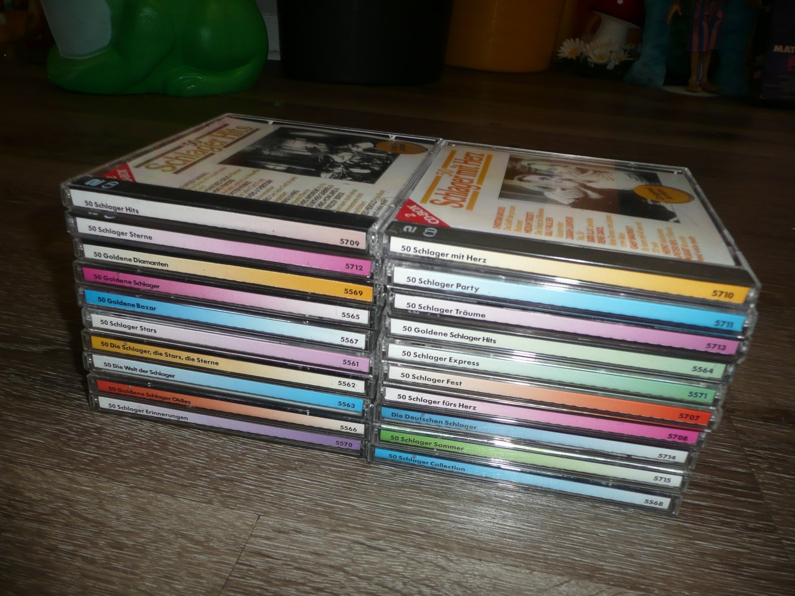 50 SCHLAGER Double CD Lot – 20 titles 40 discs Switerland Imports