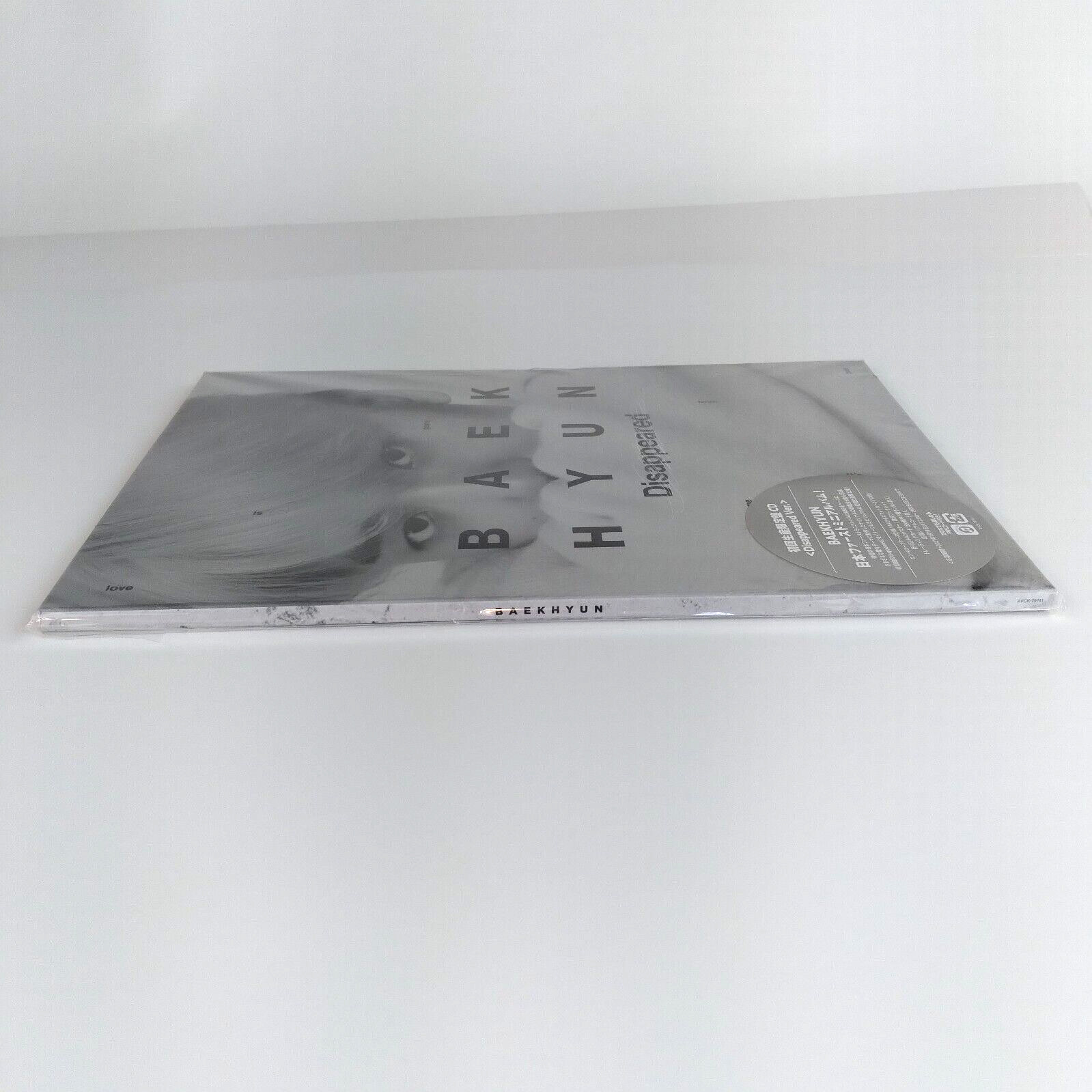 EXO BAEKHYUN DISAPPEARED Version First Limited Edition Japan Model CD Album