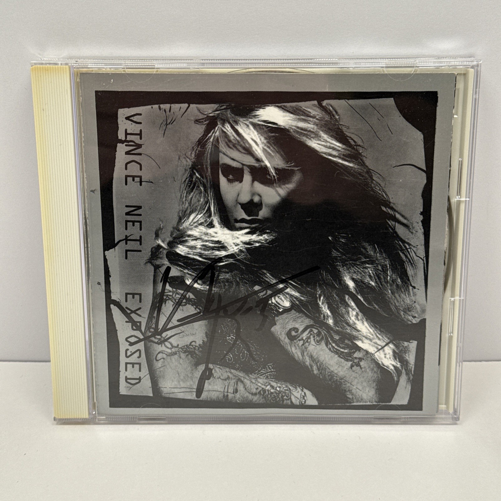 Signed Vince Neil Exposed CD 1993 WPCP-5290 Japan