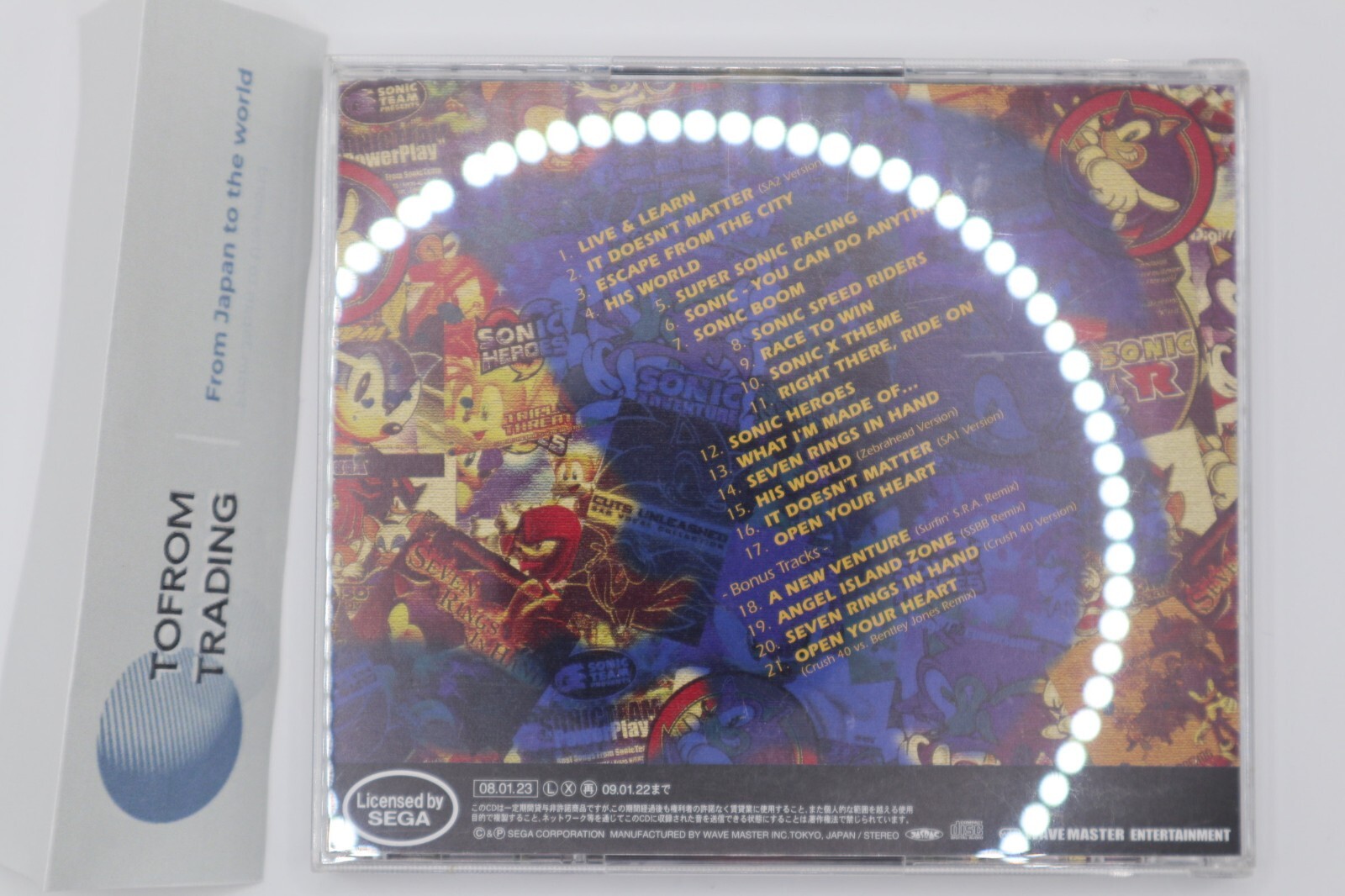 SEGA Sonic The Hedgehog True Blue The Best Of Sonic The Hedgehog Soundtrack Used