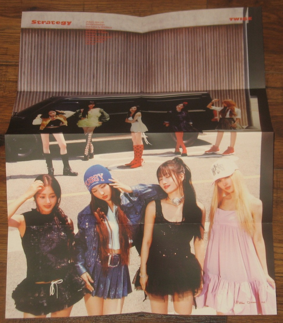 TWICE 14th Mini Album “STRATEGY” Autographed Photocard CD+Book+Poster+Ornament