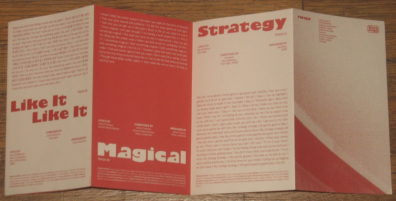 TWICE 14th Mini Album “STRATEGY” Autographed Photocard CD+Book+Poster+Ornament