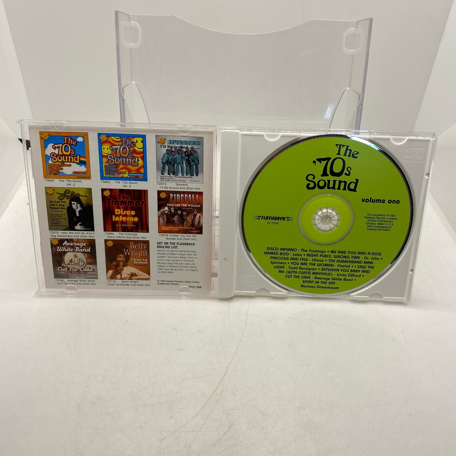 The 70s Sound Volume One CD Rhino Flashback Disco Funk Soul Compilation 1999
