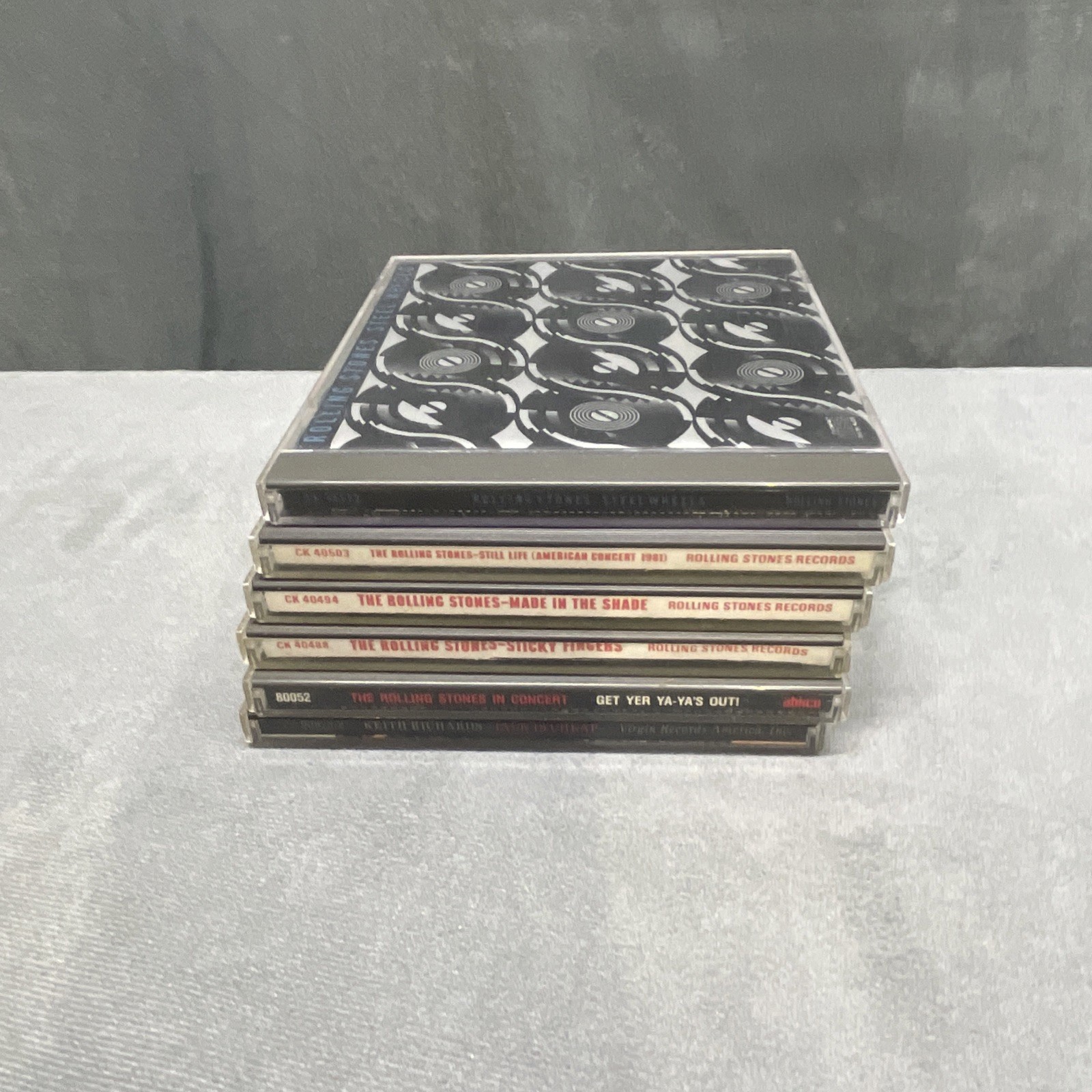 The Rolling Stones 6 CD Lot Bundle Live Steel Wheels Sticky Fingers Solo Rock