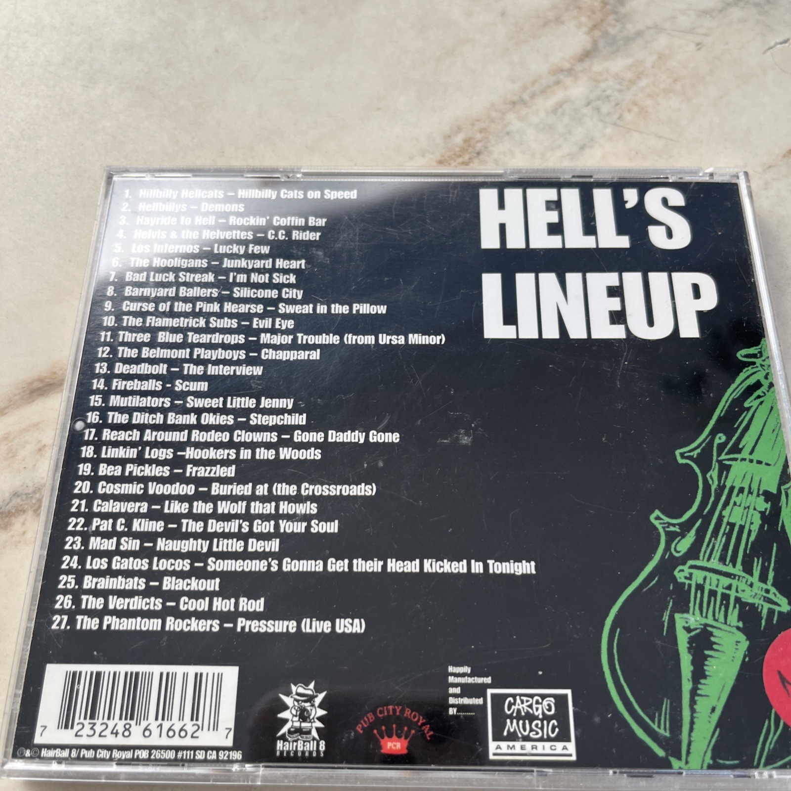 Hotter Than Hell: An Injection Of Psychobilly Madness CD (Psychobilly Music)