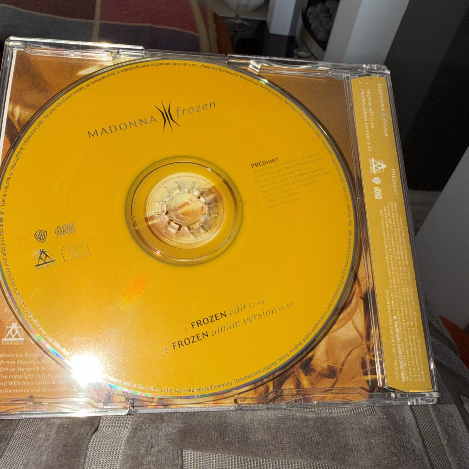 MADONNA – FROZEN / 2 TRACK GERMANY PROMO-MAXI-CD 1998 (MINT-)