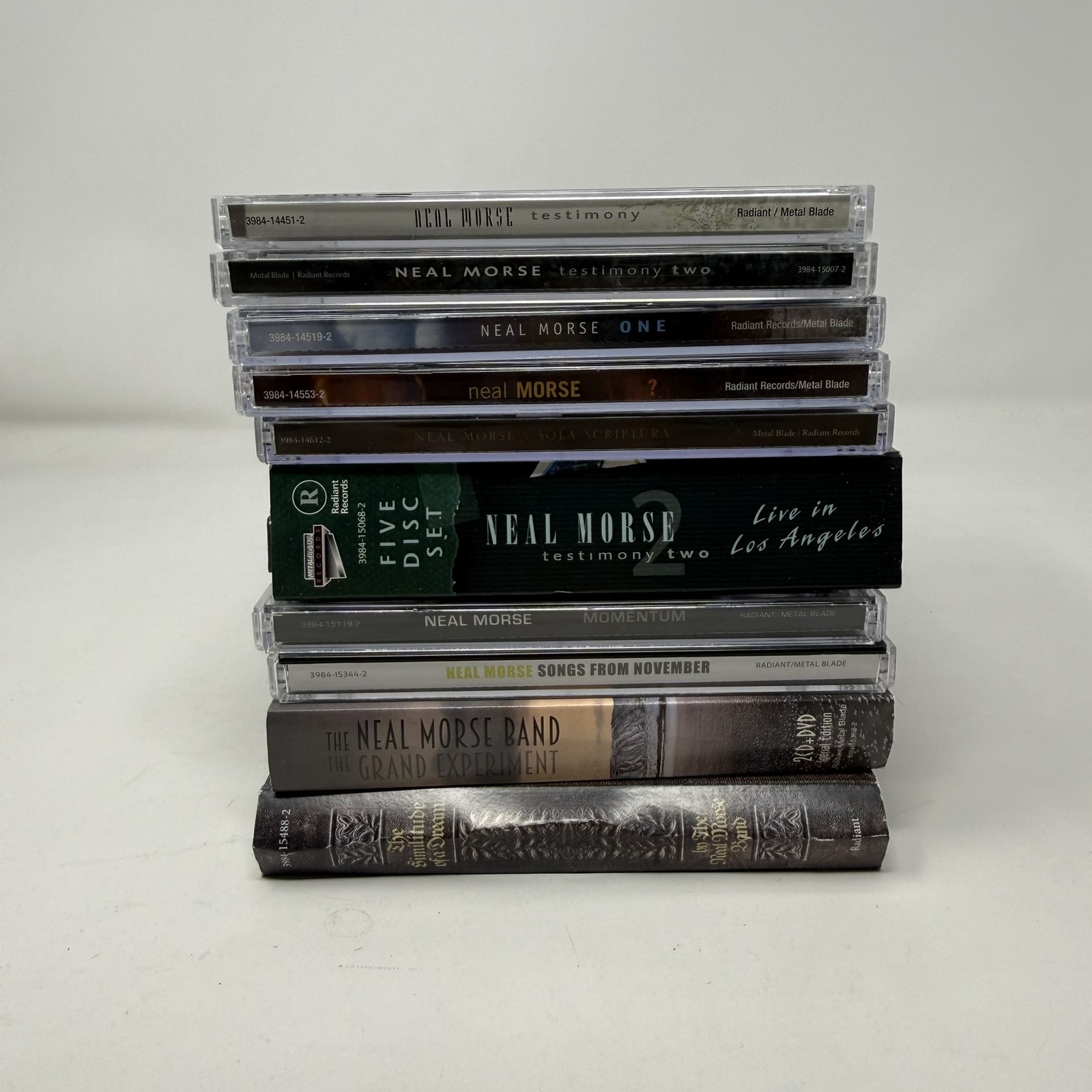 Neal Morse – Testimony (16 CD/4 DVD Lot) 10 Albums Progressive Rock Collection