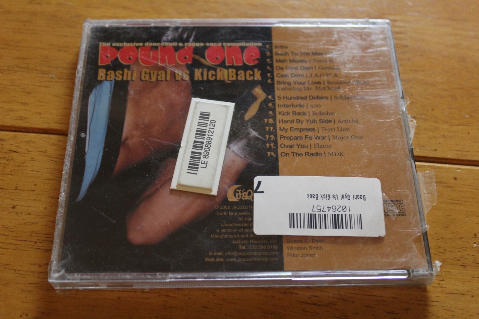 BASHI GYAL VS KICK BACK “ROUND ONE” CD [NEW] **DISTRESSED SHRINKWRAP**