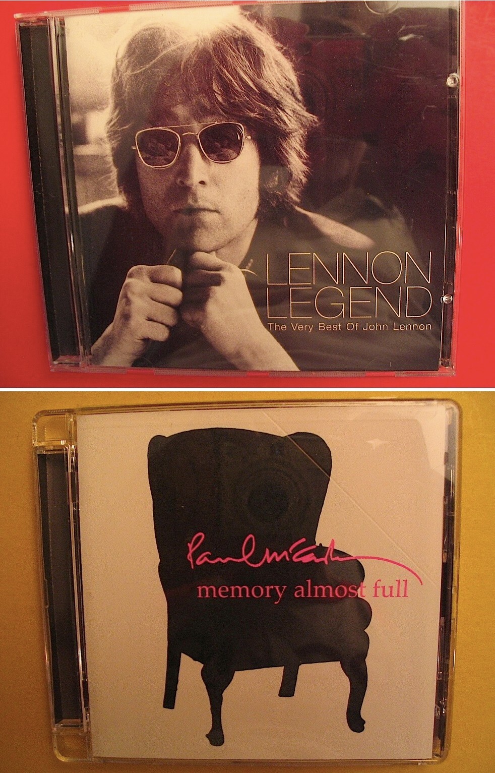 2 CD Lot JOHN LENNON Legend PAUL MCCARTNEY Memory Almost Full The Beatles